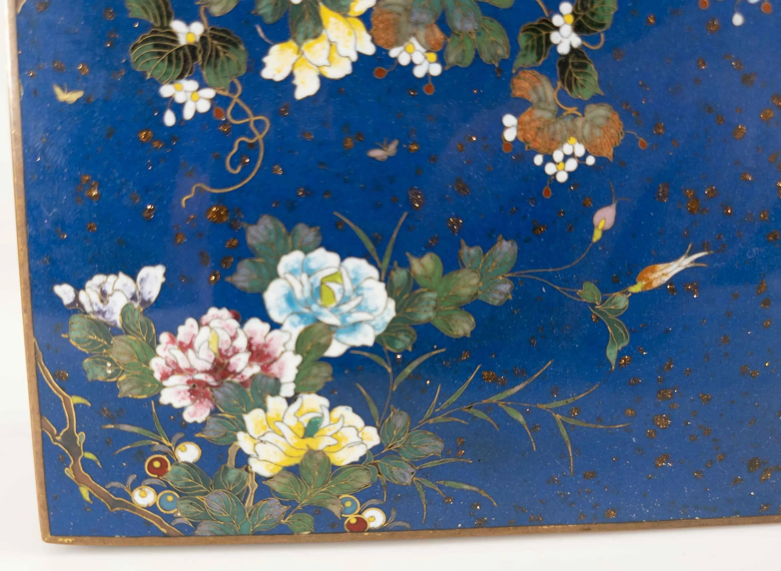 Japanese Cloisonne Enamel Box - 8