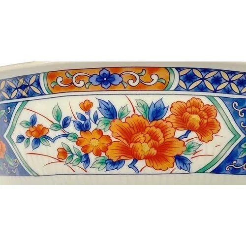 Vintage Tiffany & Co. Porcelain Floral Bowl - 6