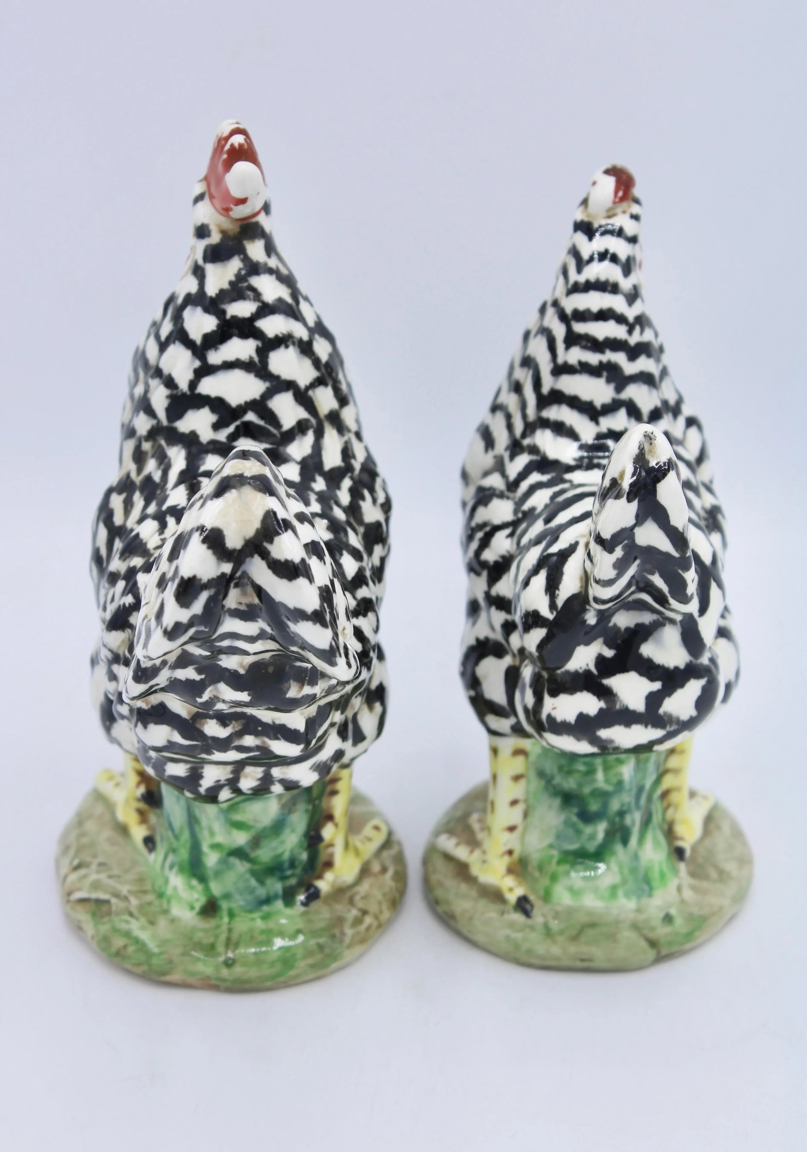Mid Century Italian Farmhouse Ceramic Chickens - 4