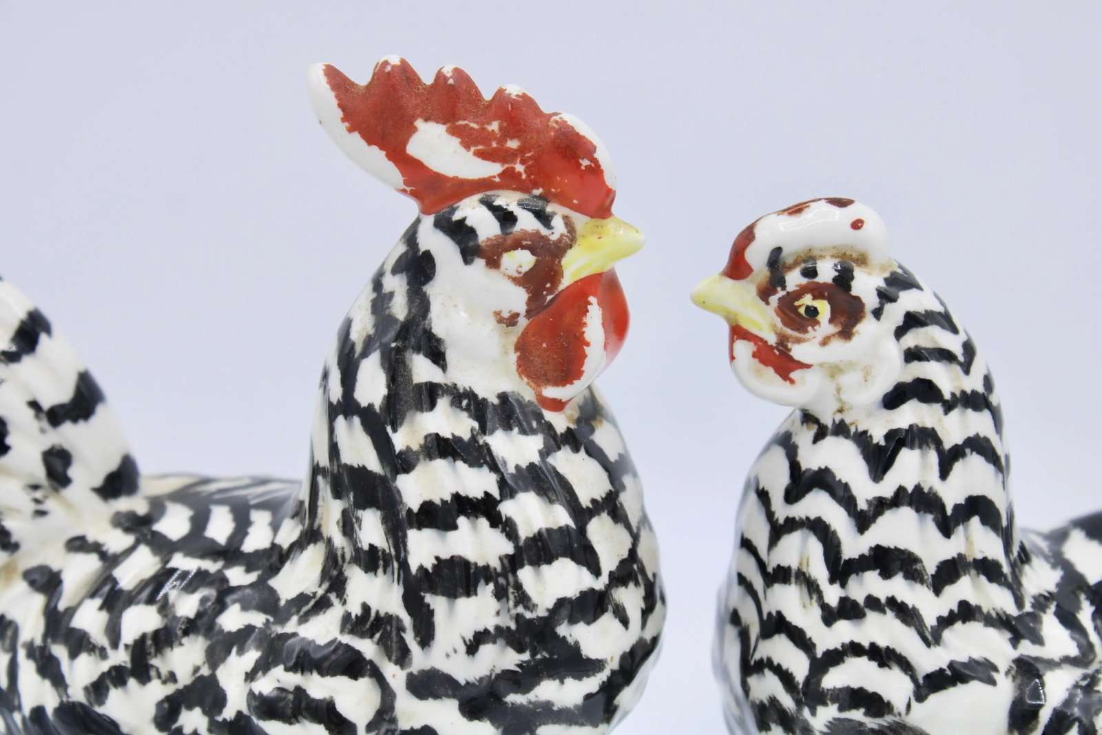 Mid Century Italian Farmhouse Ceramic Chickens - 7