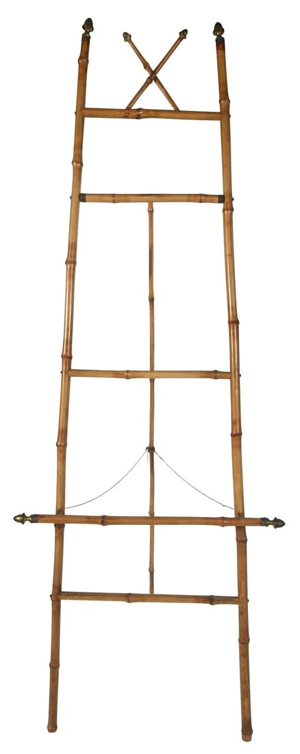 1960s Bamboo Floor Easel - 4