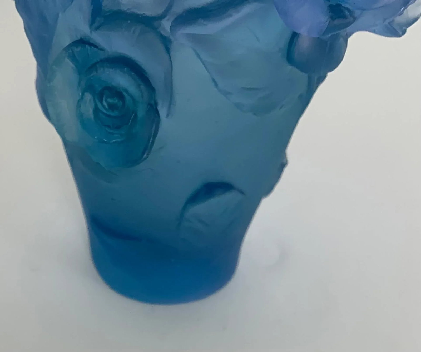 Drum French Passion Rose Crystal Vase - 3