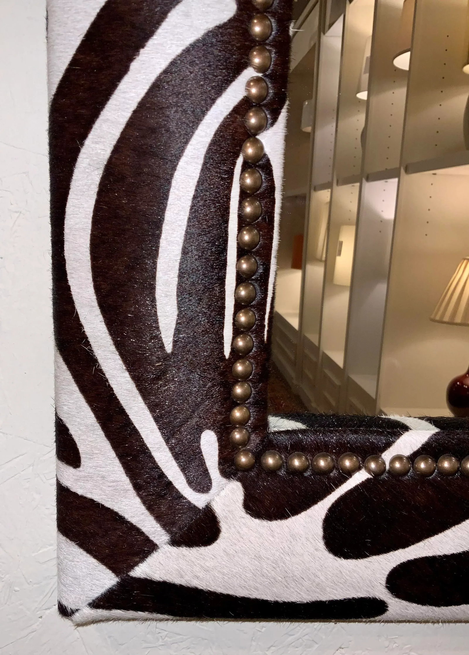 Mirror Image Co. Modern Zebra Wall Mirror - 2