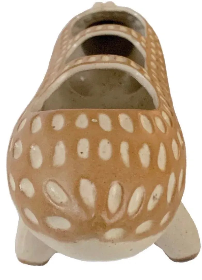 Vintage 1970s David Stewart Lion Alligator Valley Stoneware Crocodile Incised Planter - 5