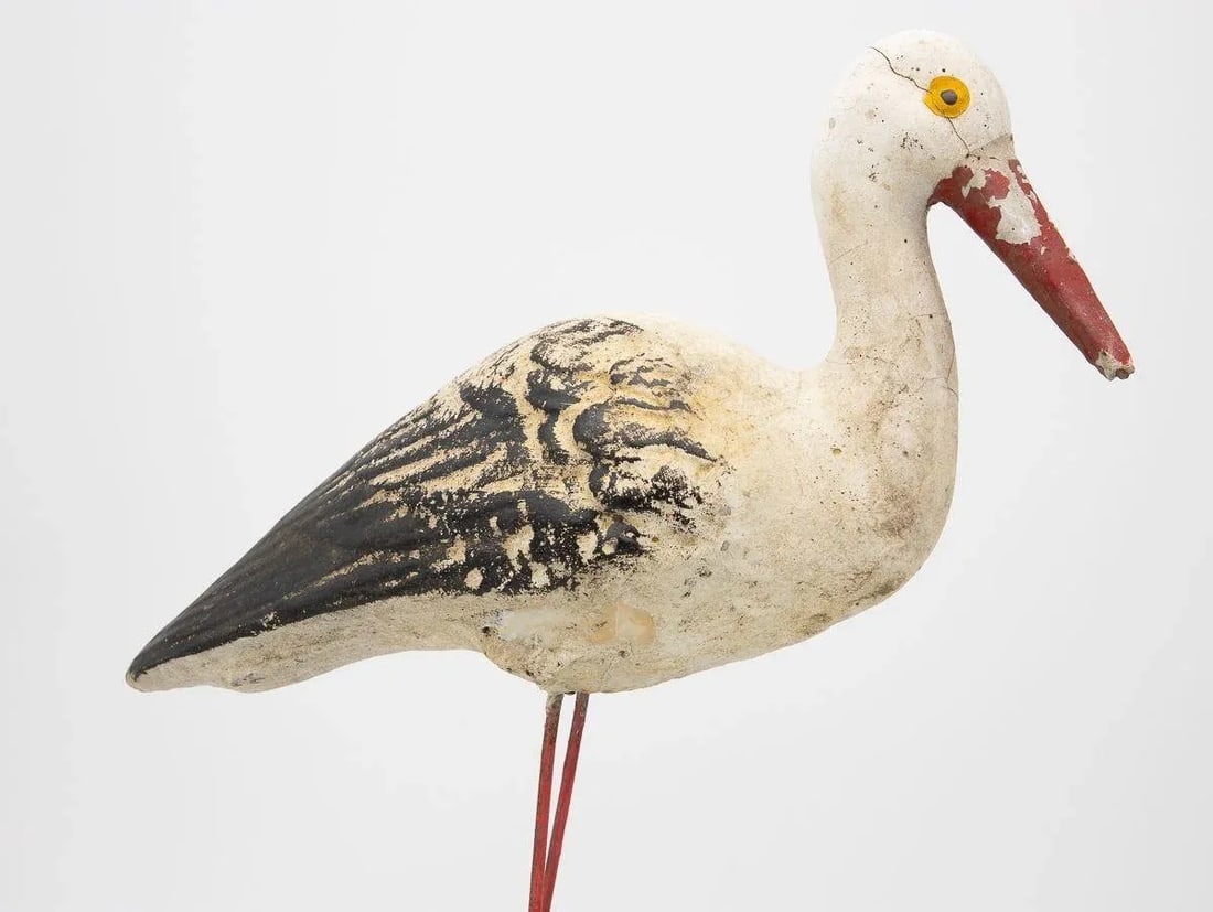 Garden Ornament Cast Stone Seagull on Wood Base - 7