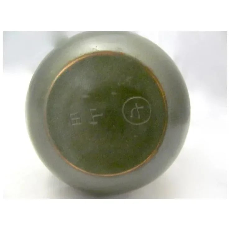 Bronze Japanese Vase With Frog Signed - 7