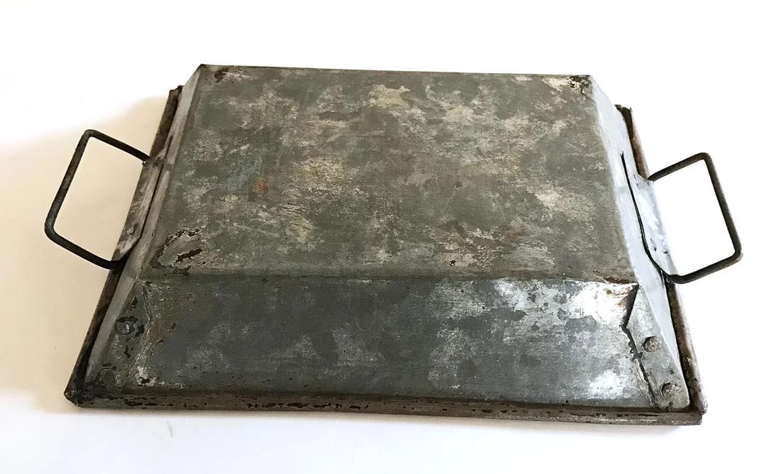 Antique Handmade Baking Tray - 5
