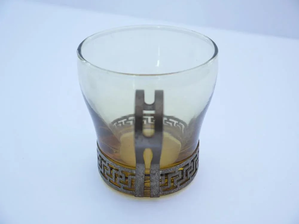 Art Deco Greek Key Coffee Cups - A Pair - 5