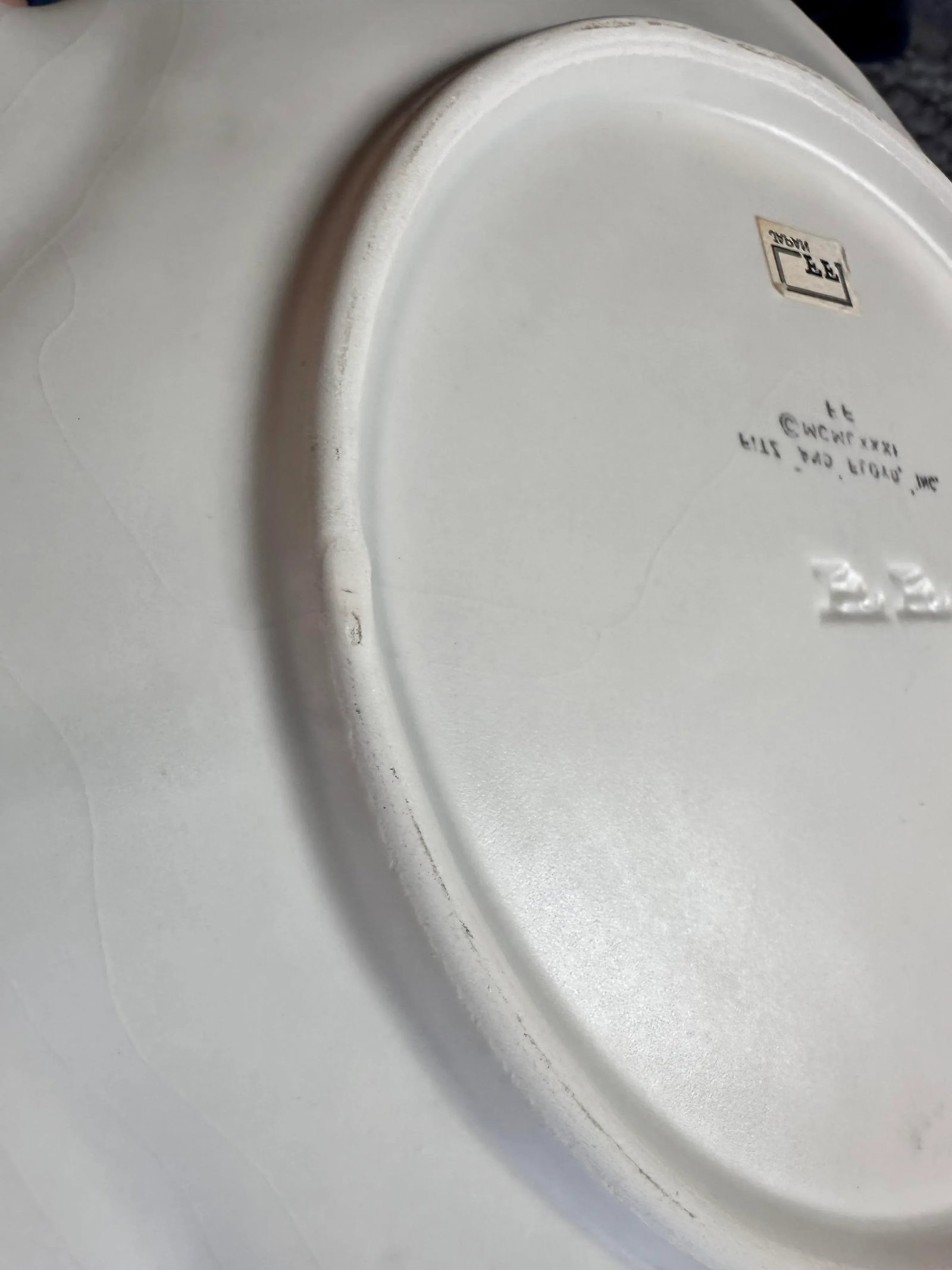 1981 Fitz and Floyd Shell Plate - 9