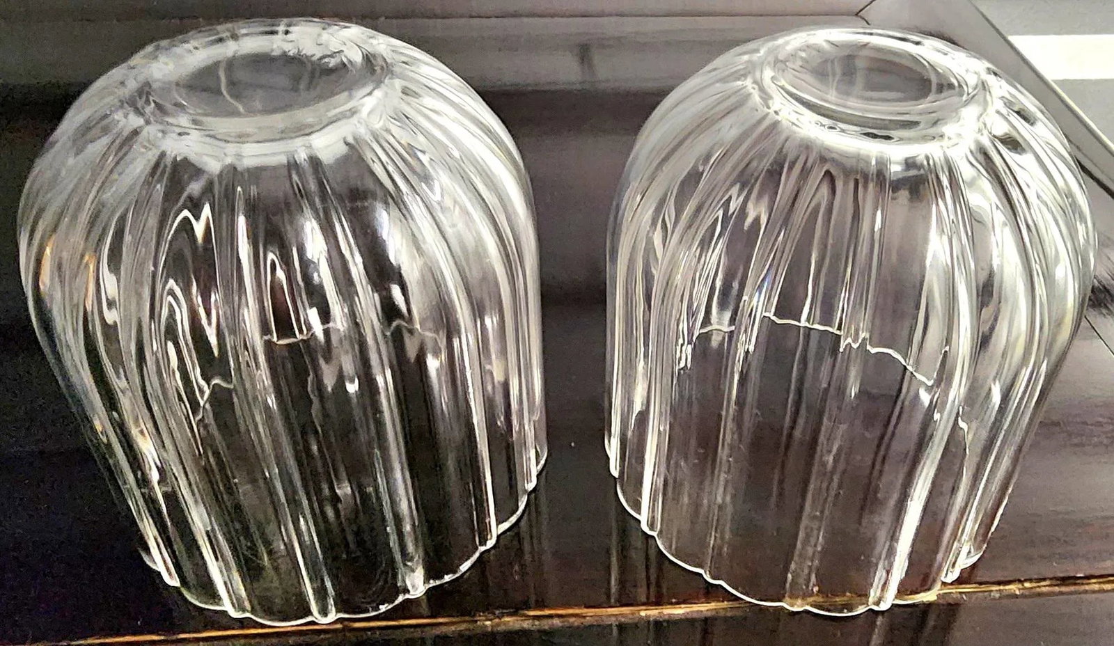 Vintage Mma Italian Massimo Vignelli Double Old-Fashioned Fine Glass Tumblers - Pair - 9