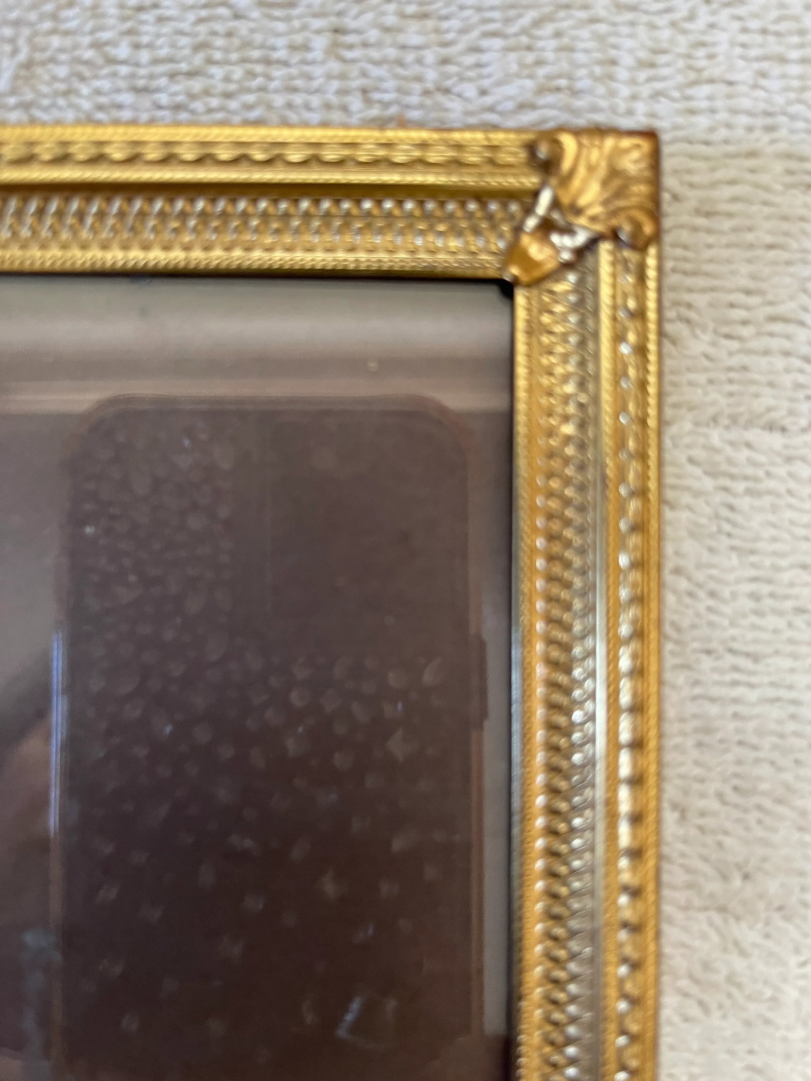 Vintage Double Swing Large Frames With Delicate Carving - 12