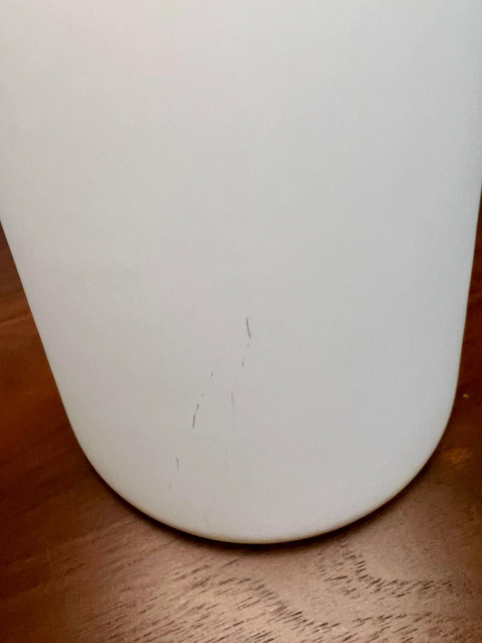 Mid 20th Century Danish Modern White Opaque Tall Model Glass Mushroom Lamp by Lisa Johansson-Pape - 5