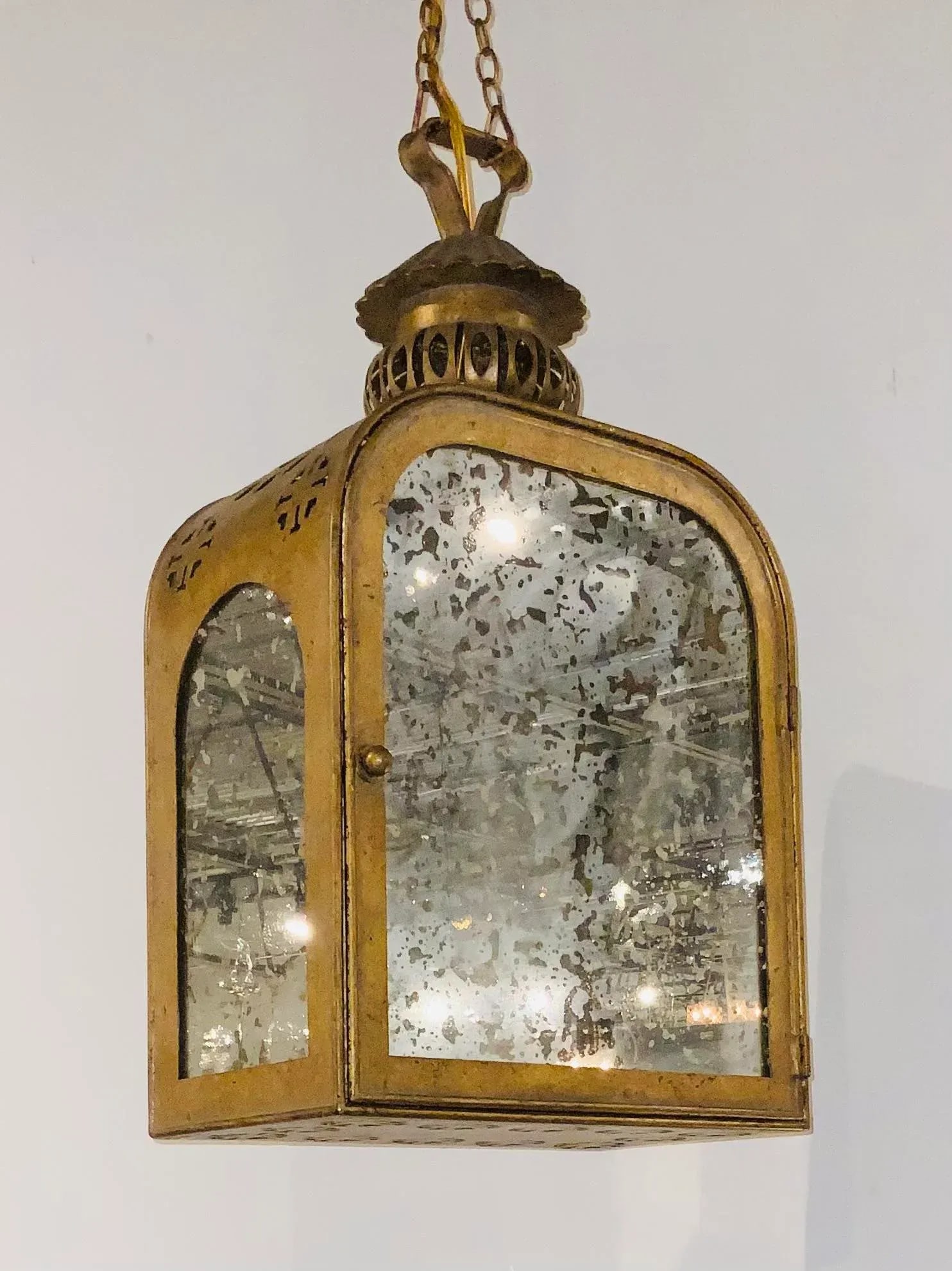 Currey & Co. French Gold Finished Mercer Lantern - 5