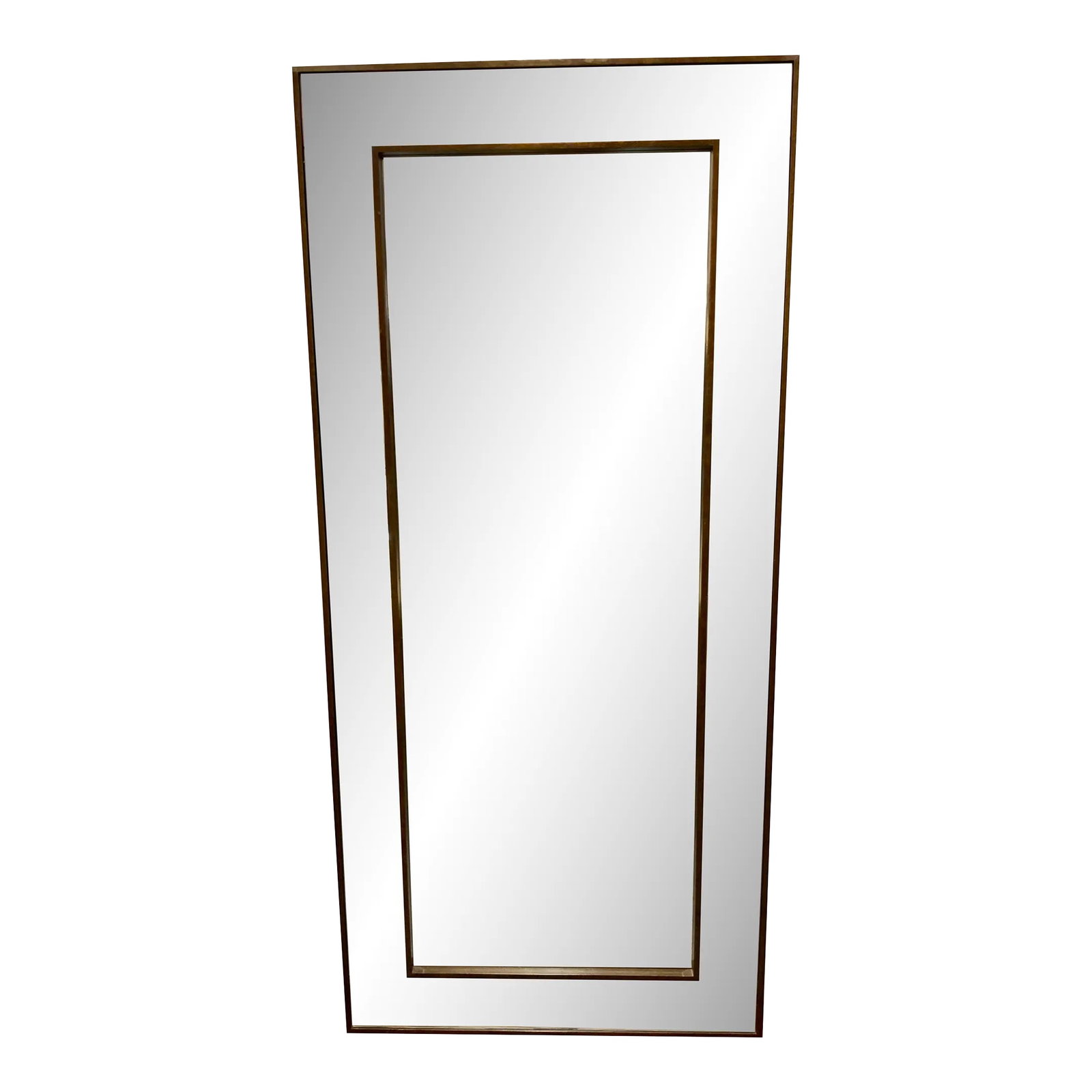 La Barge Modern Bronze Finished Floor Mirror (1 of 4)