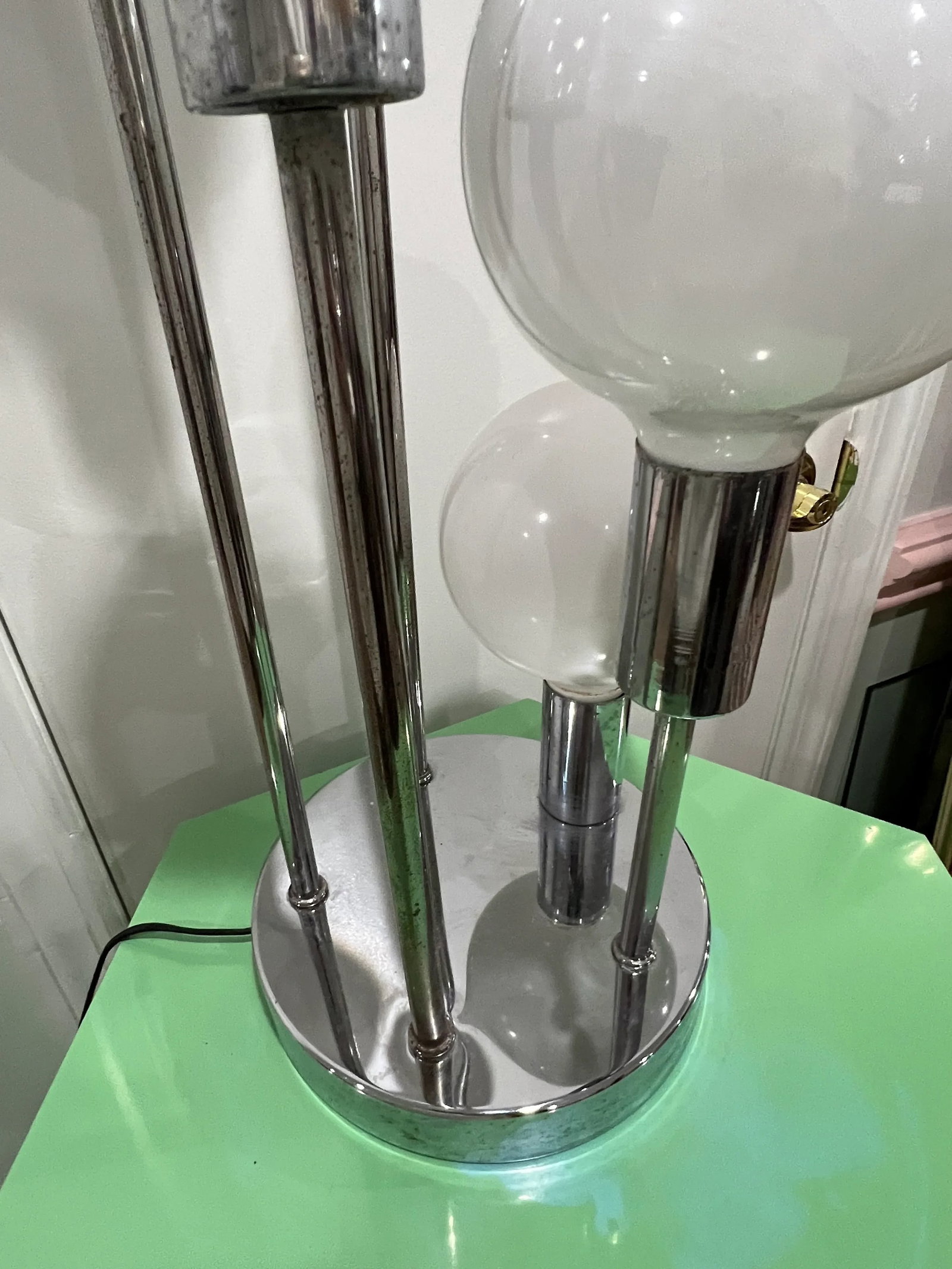 1970 Chrome Cascades Waterfall Table Lamp - 2