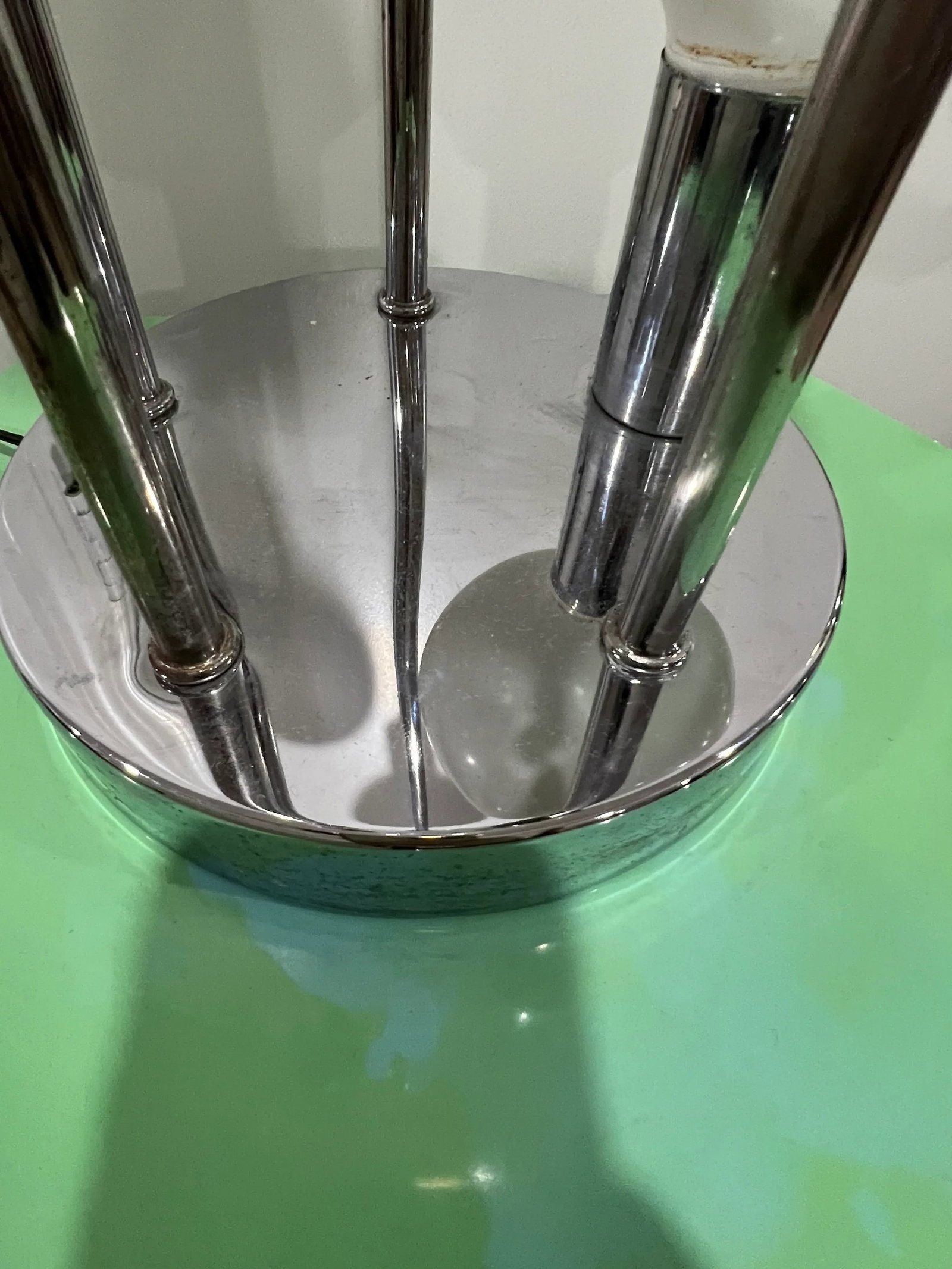 1970 Chrome Cascades Waterfall Table Lamp - 7
