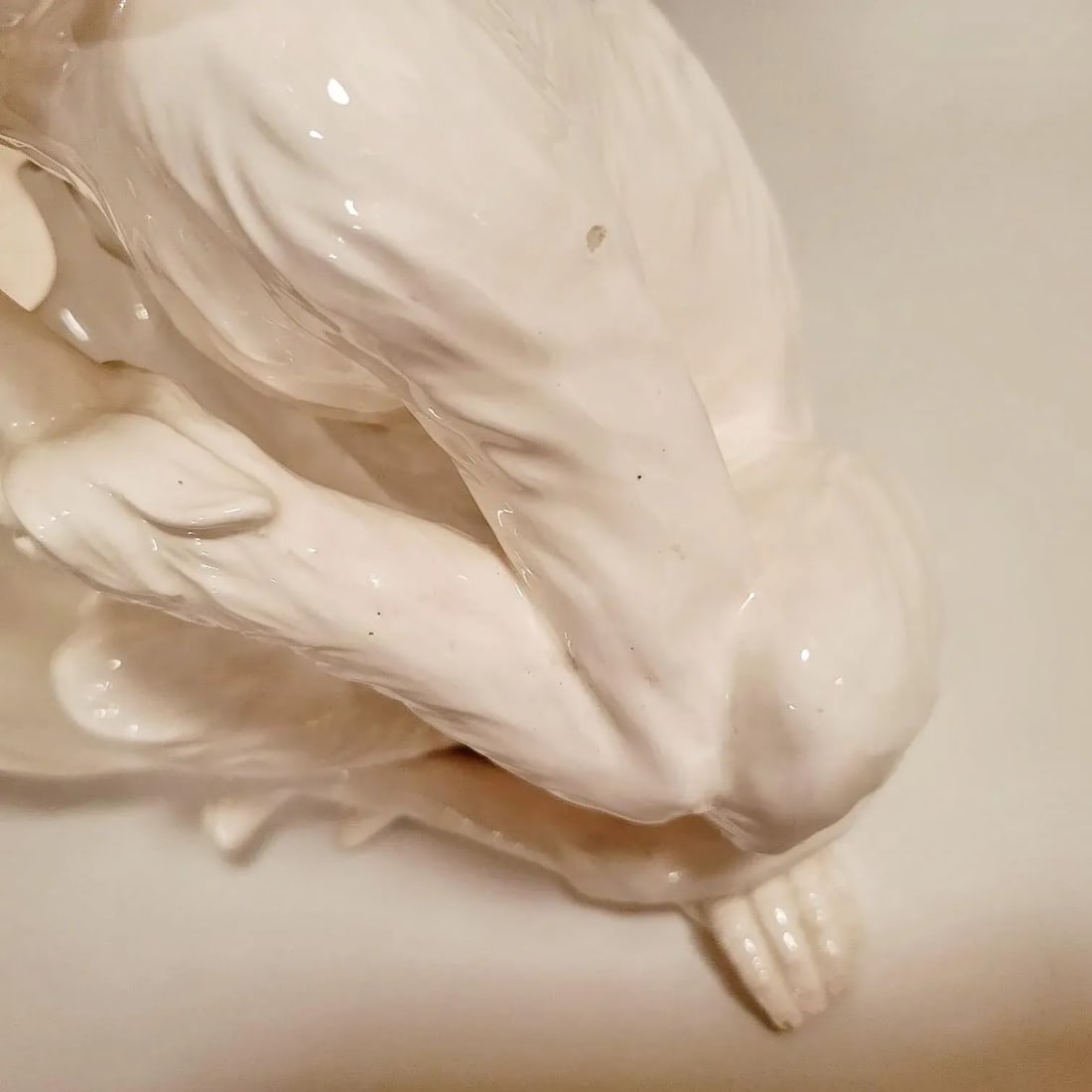 1980s Hollywood Regency Ceramic Monkey Cachepot/Planter - 8