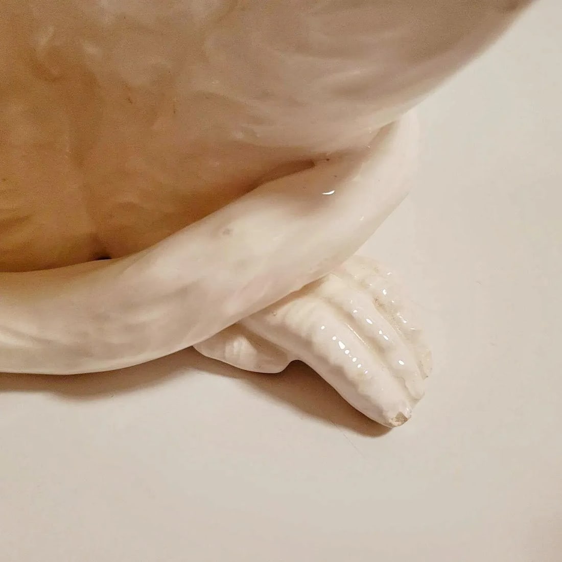 1980s Hollywood Regency Ceramic Monkey Cachepot/Planter - 9