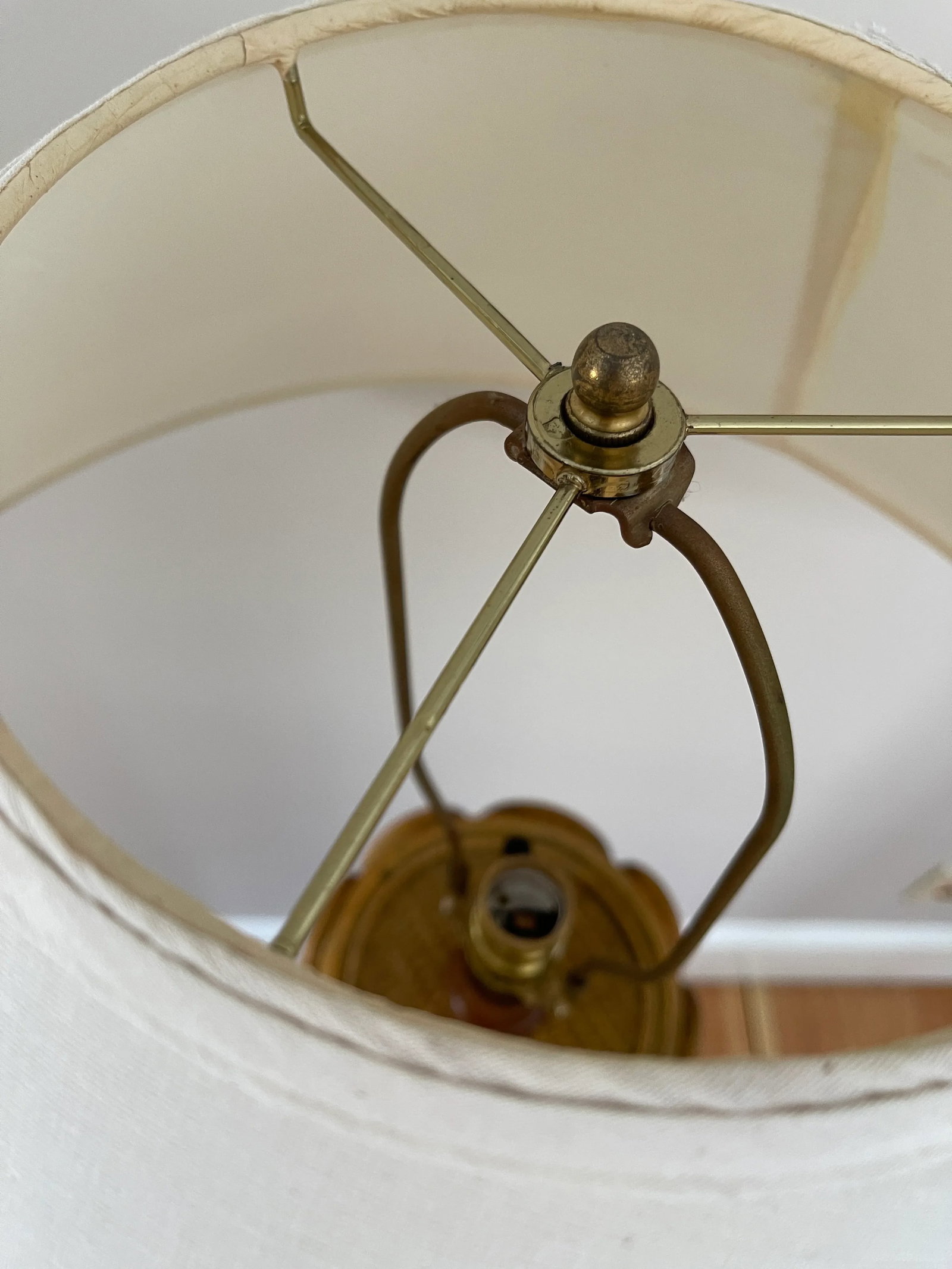 Mid-Century Rattan Floor Lamp With Shade - 9