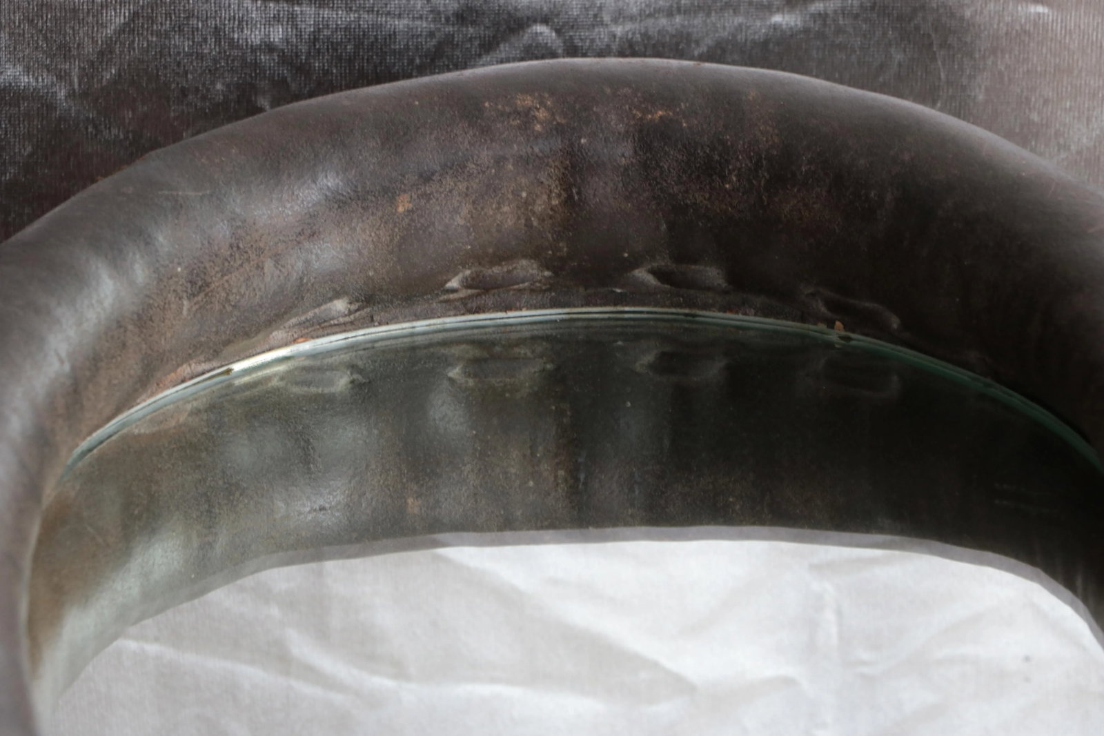 Antique Horse Collar Hanging Mirror - 5
