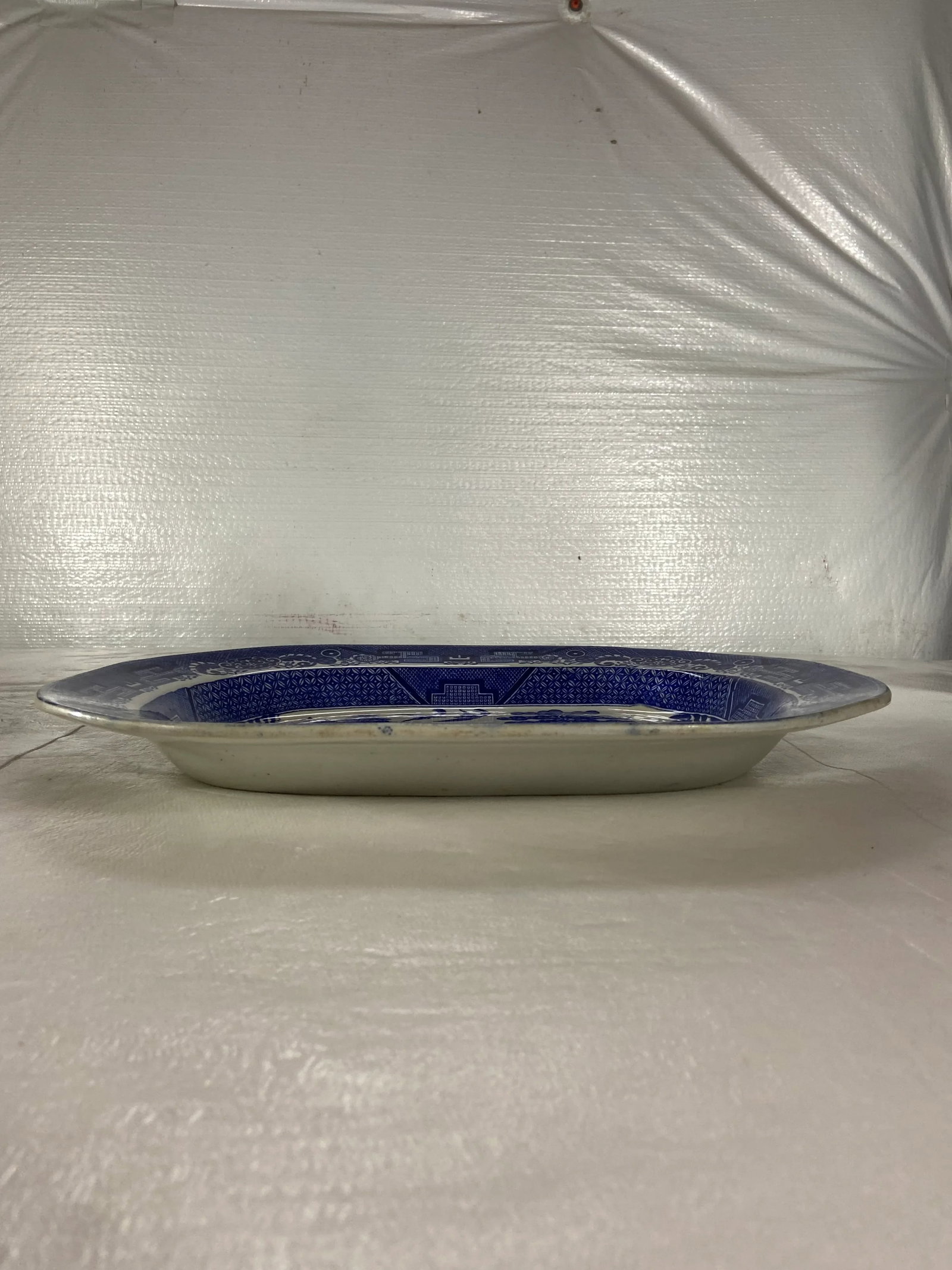 Large Blue Willow Platter - 2