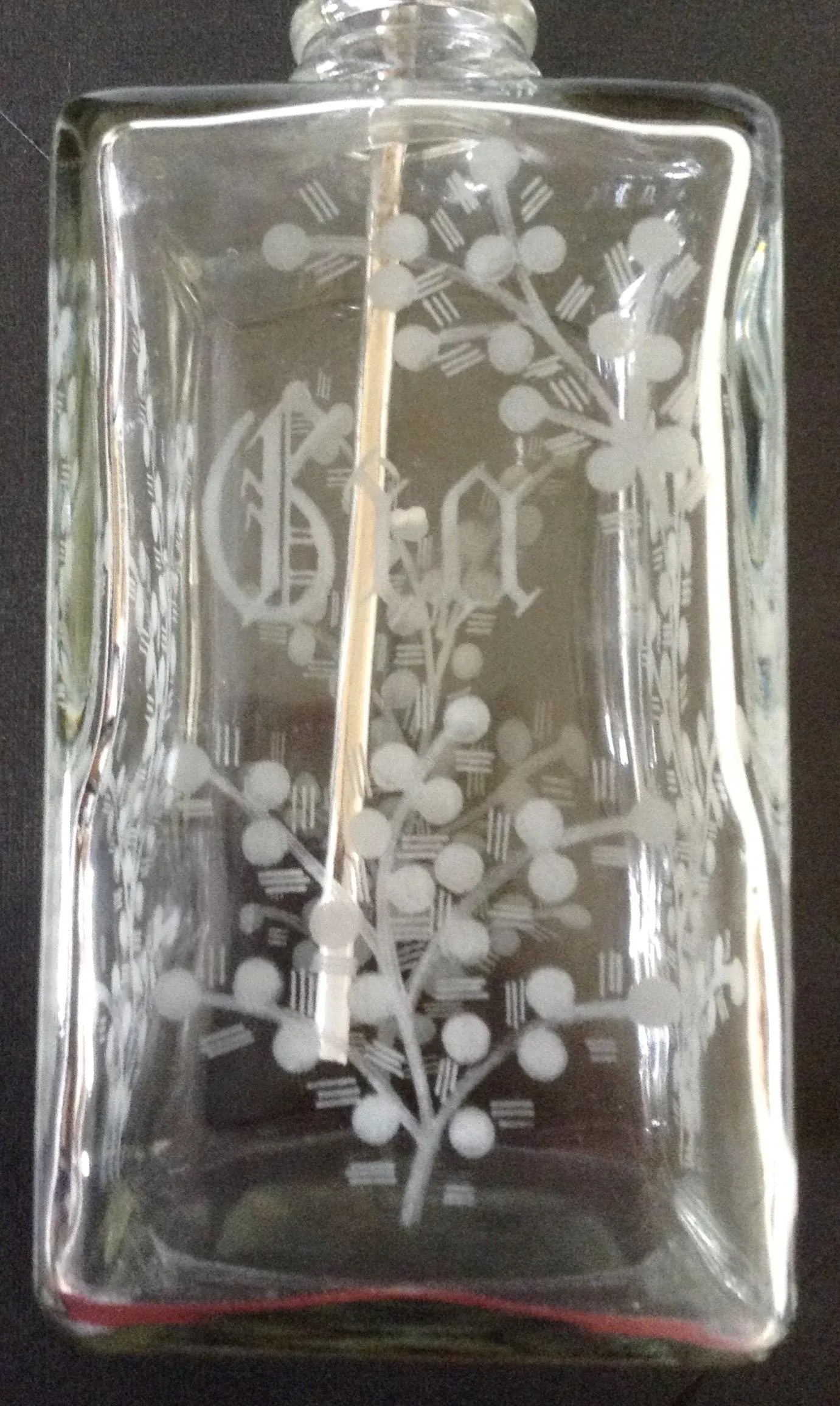 Gin/Scotch/Bourbon Liquor Bar Decanters - Set of 3 - 3