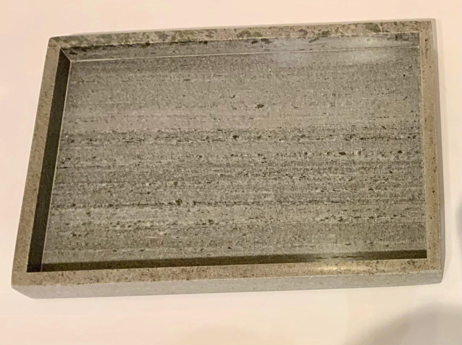 Large Gray Marble Tray - 2