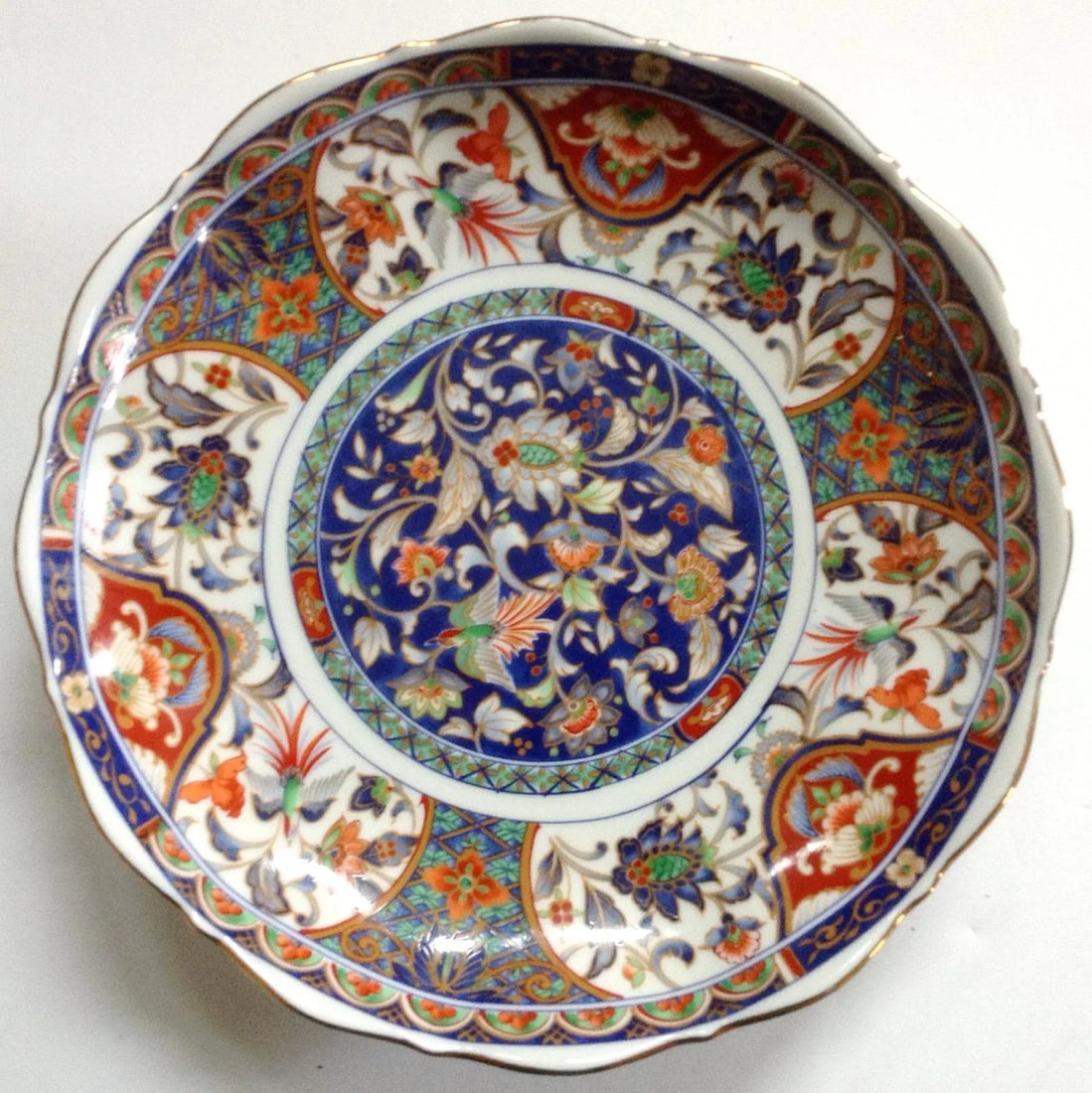 Asian Raised Imari Serving Plate - 2