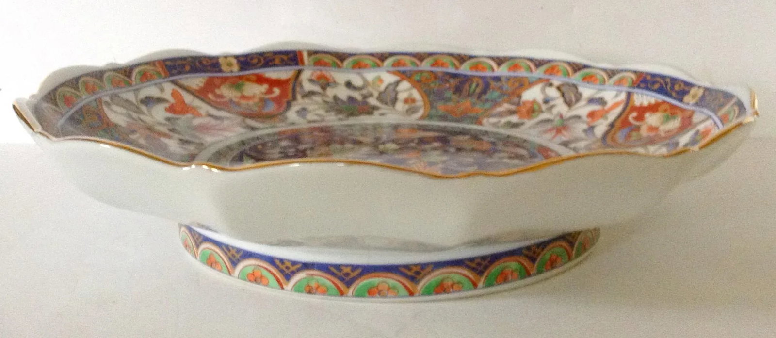 Asian Raised Imari Serving Plate - 3