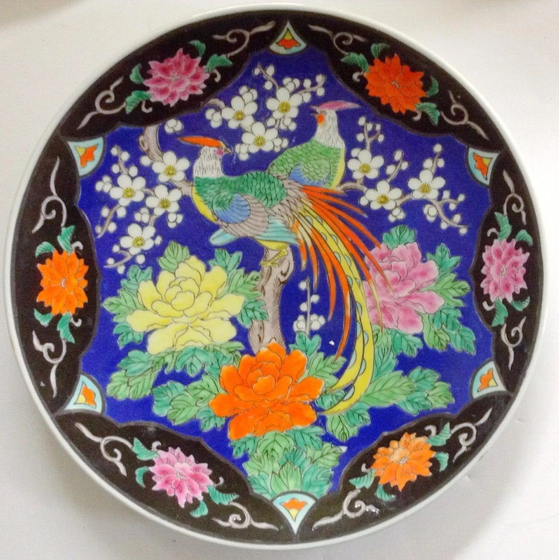 Japanese Birds & Cherry Blossom Charger - 2