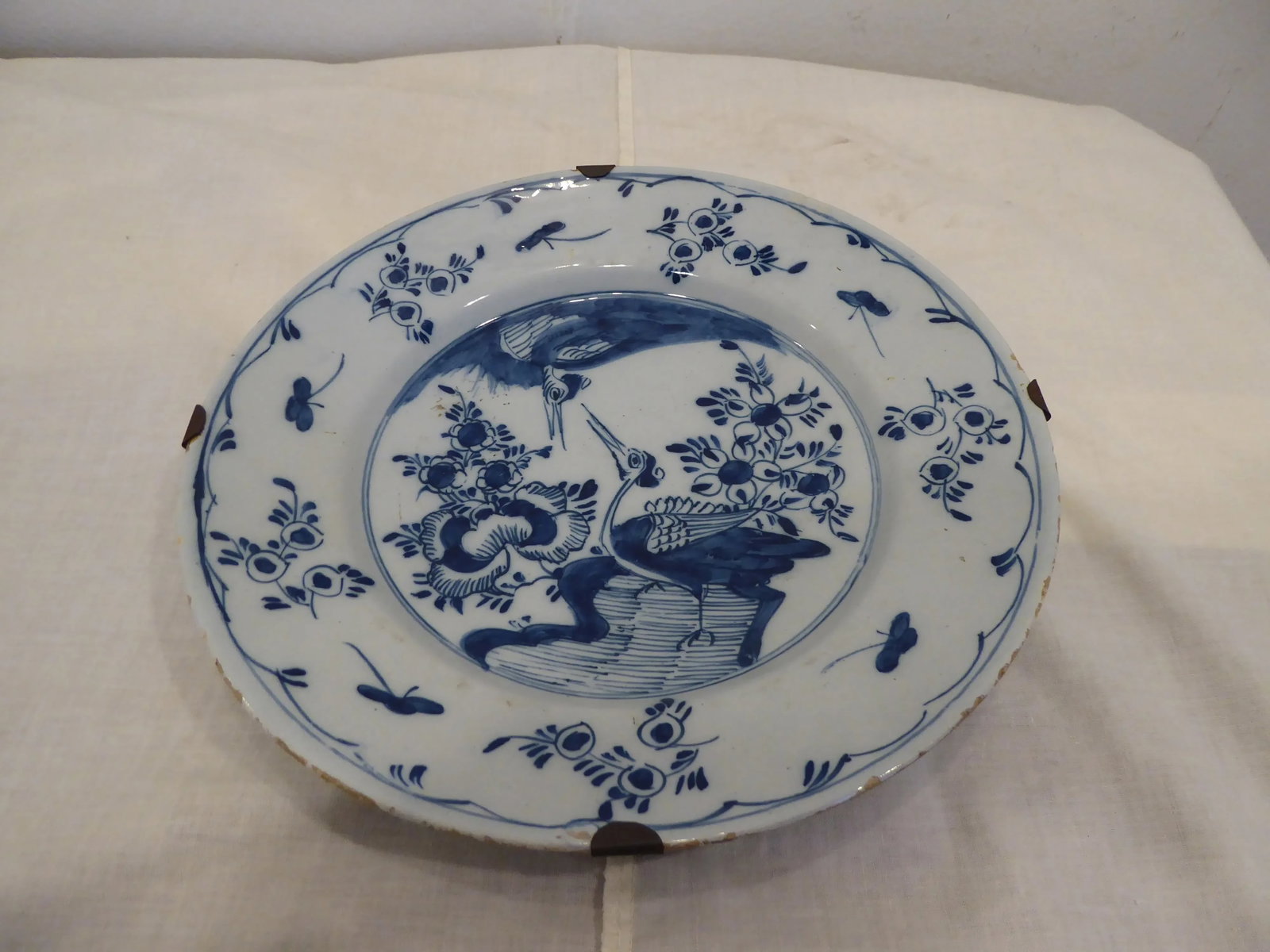 18th Century Delft Tin Glazed Plate - 4