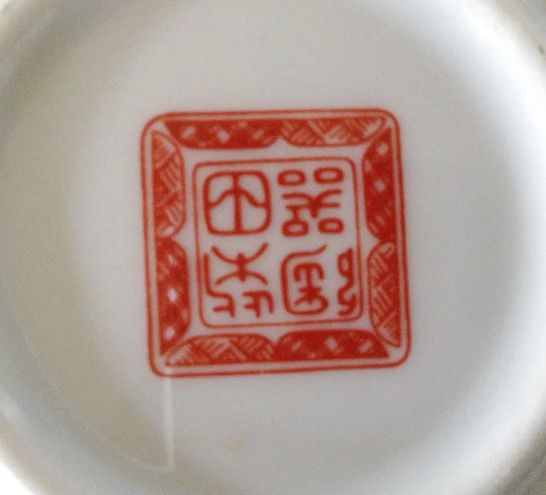 Japanese Octagon Plates - A Pair - 4