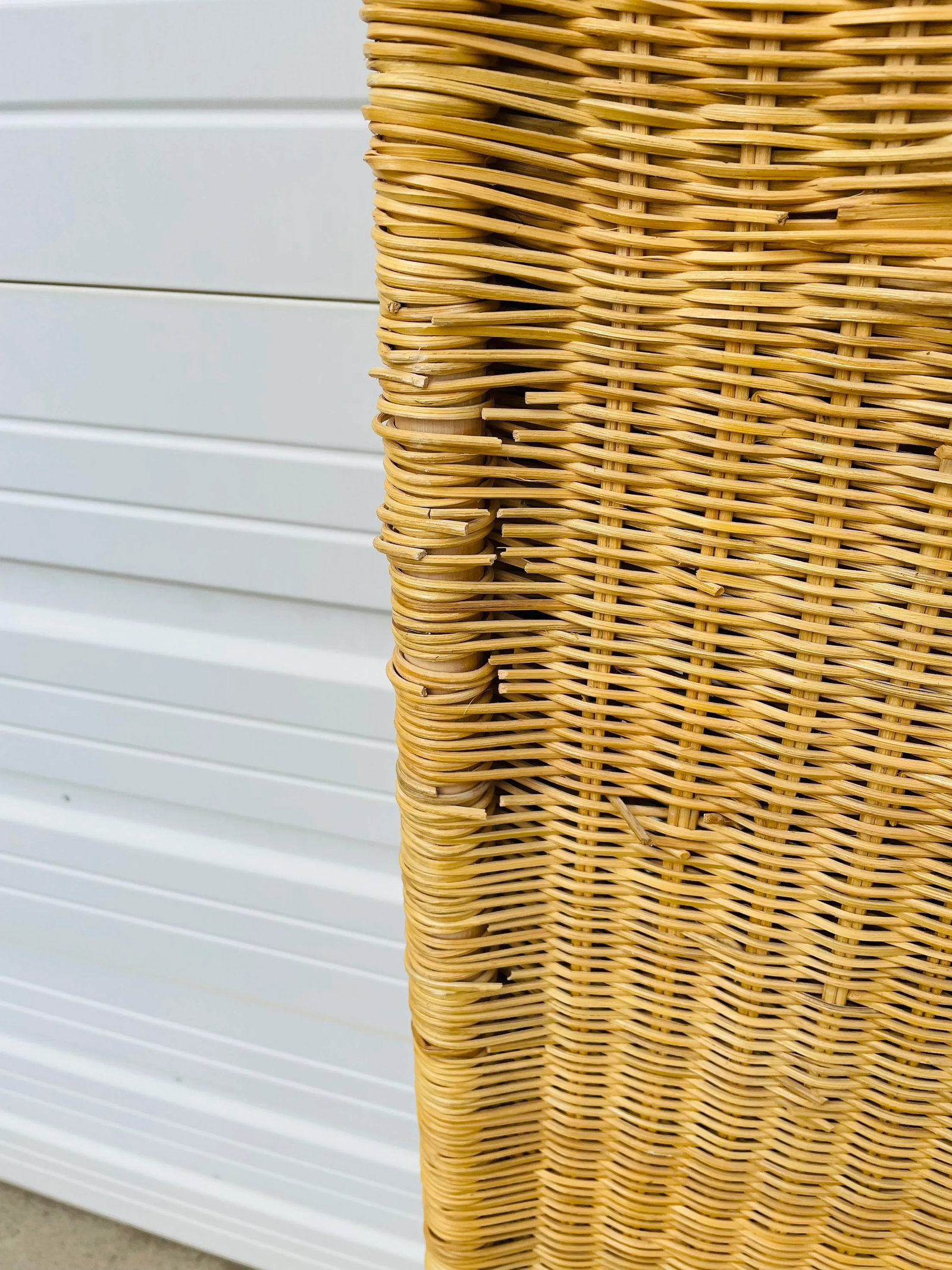 Vintage Mid 20th Century Filipino Rattan Room Divider Screen - 4