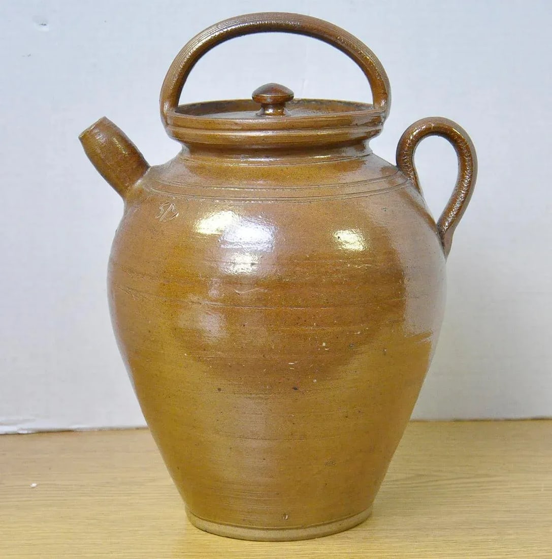 Vintage French Stoneware Pot - 2