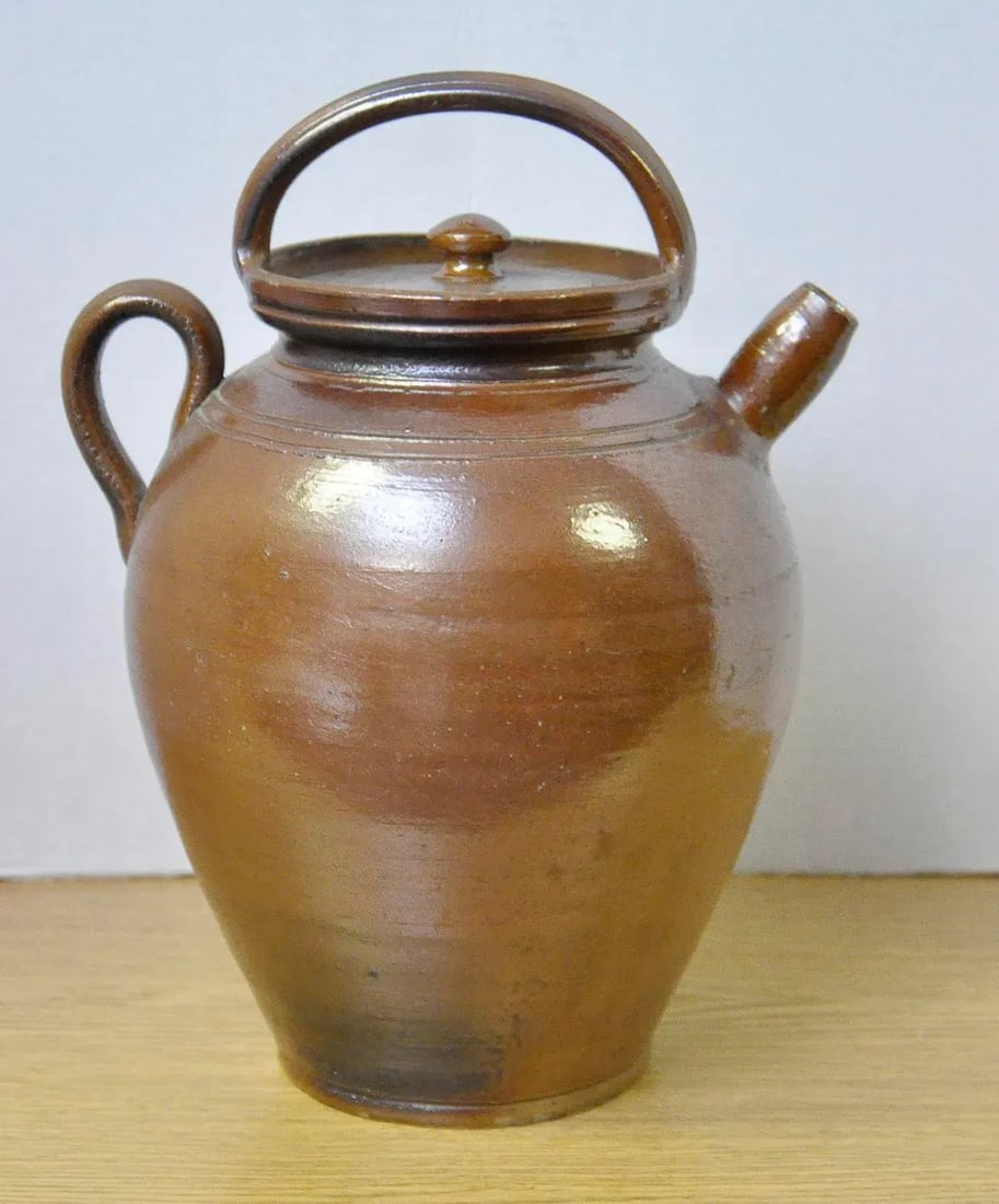 Vintage French Stoneware Pot - 4