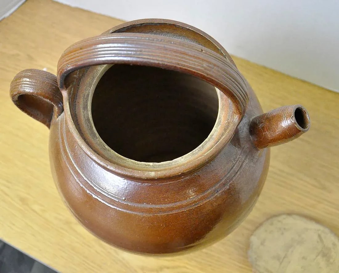 Vintage French Stoneware Pot - 6