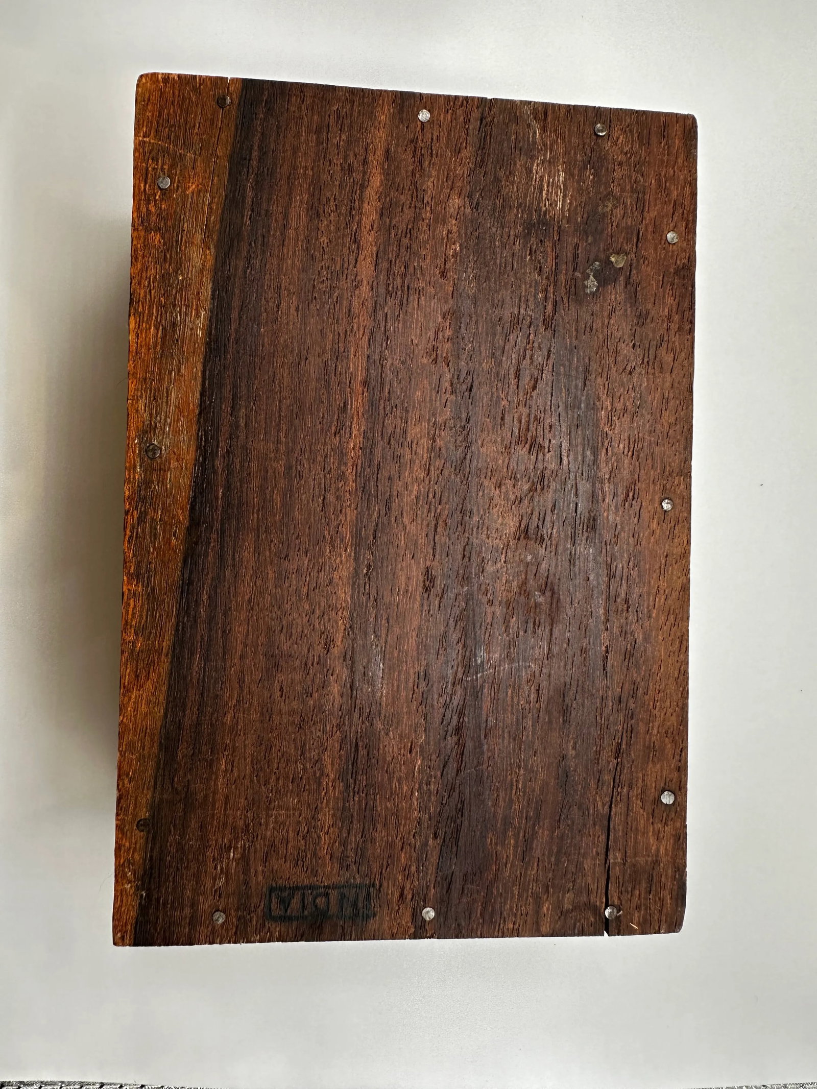 Indian Inlaid Wooden Box - 8