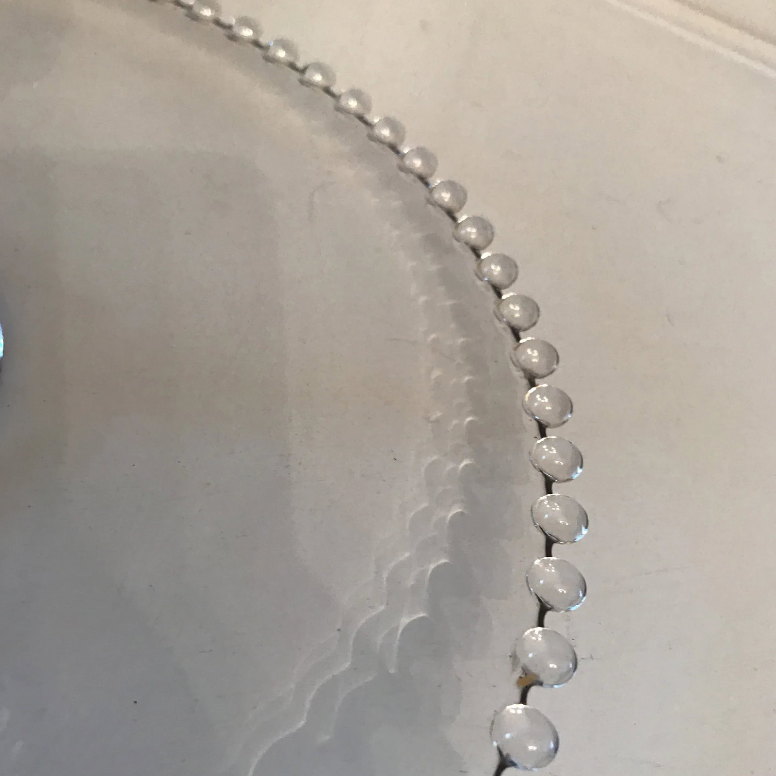 1930s Vintage Imperial Glass Co. Candlewick Round Sandwich Tray - 5