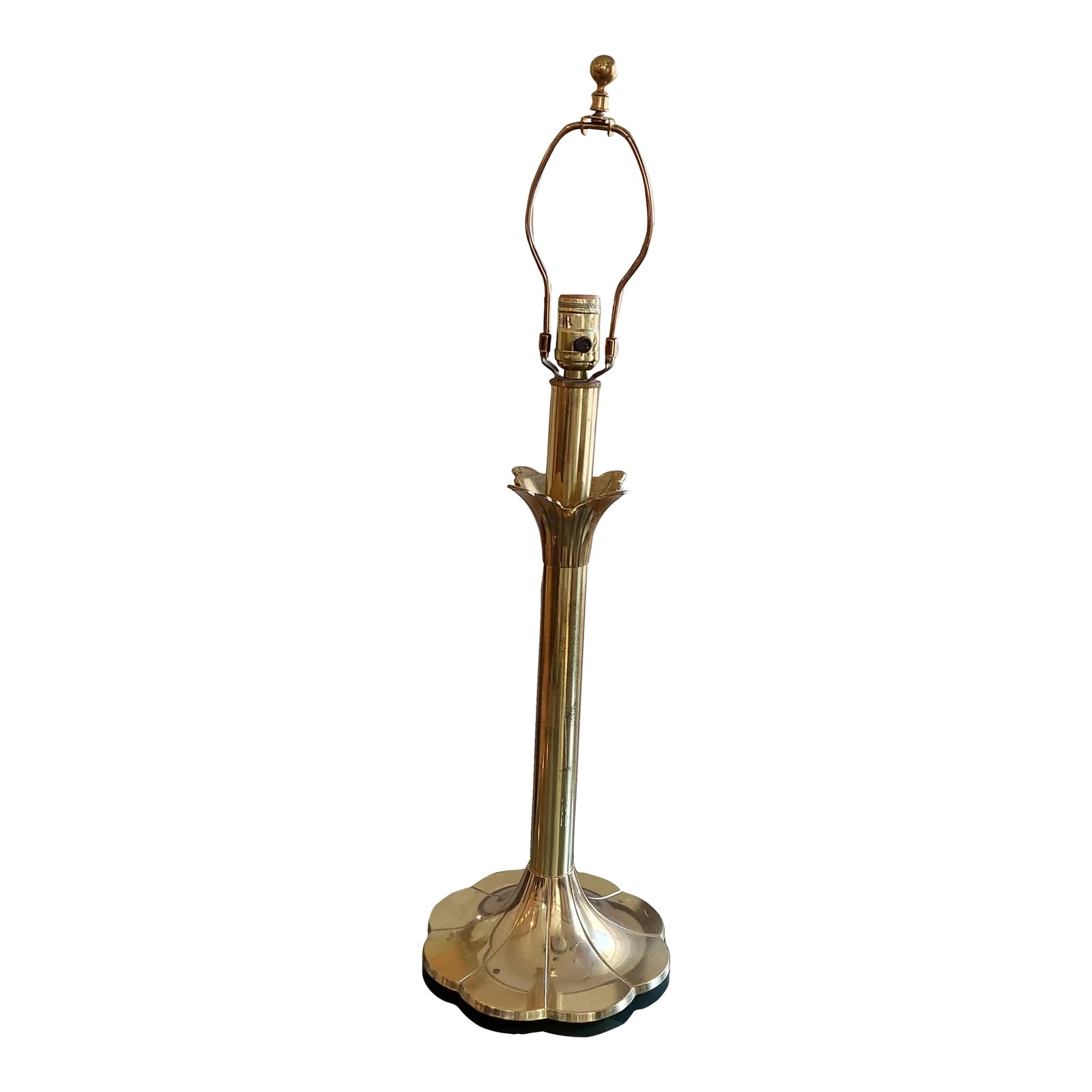 Late 20th Century Brass Stiffel Tulip Lamp (1 of 11)