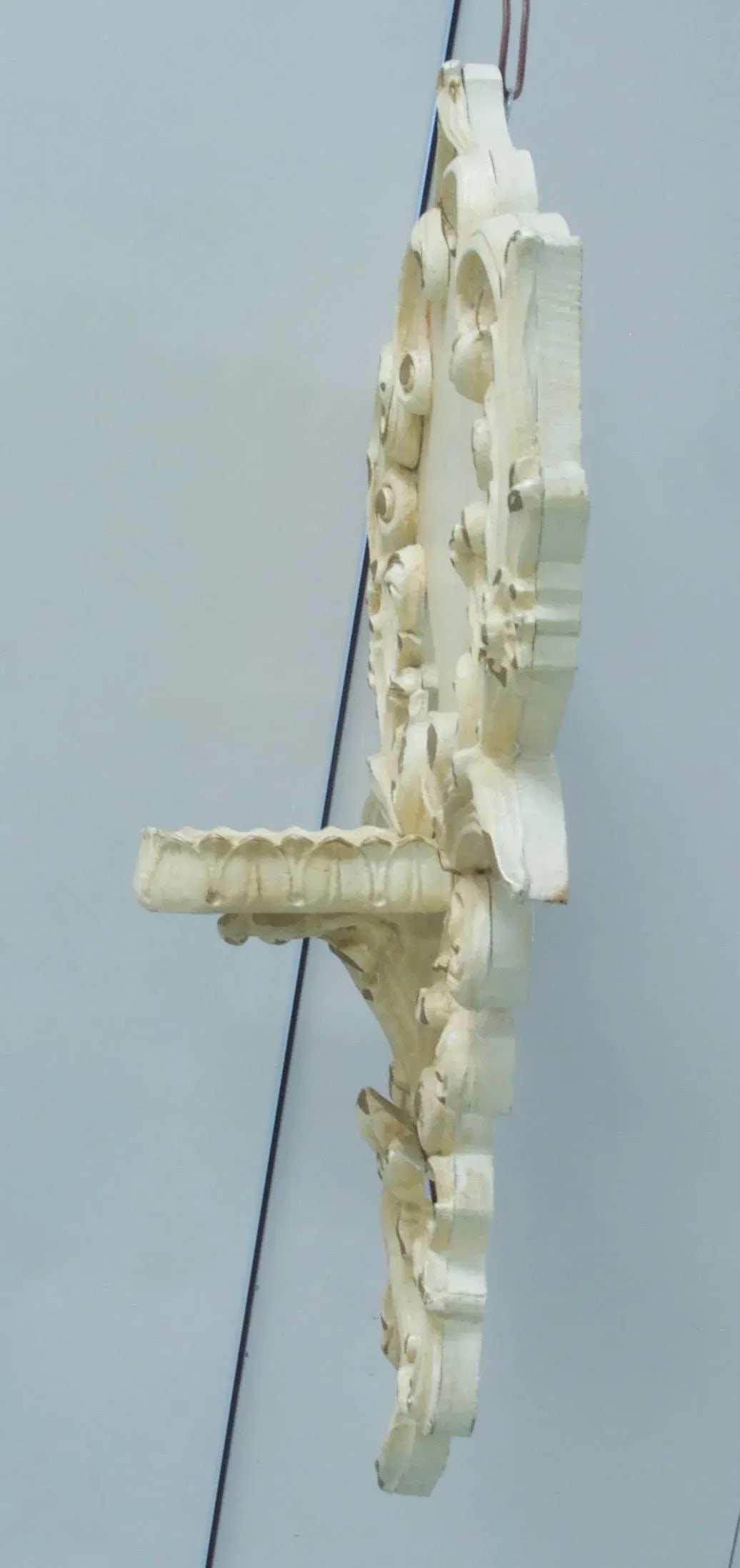French Provincial Leaf and Scroll Wall Shelf - 3