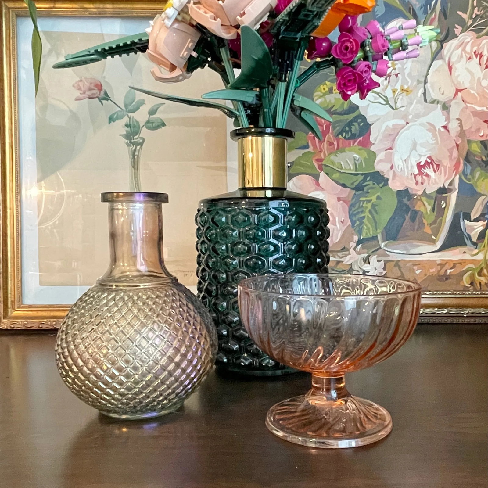 Mid-Century Cristal d'Arques-Durand Swirl Optic Small Compote Candy / Nut Bowl - 3