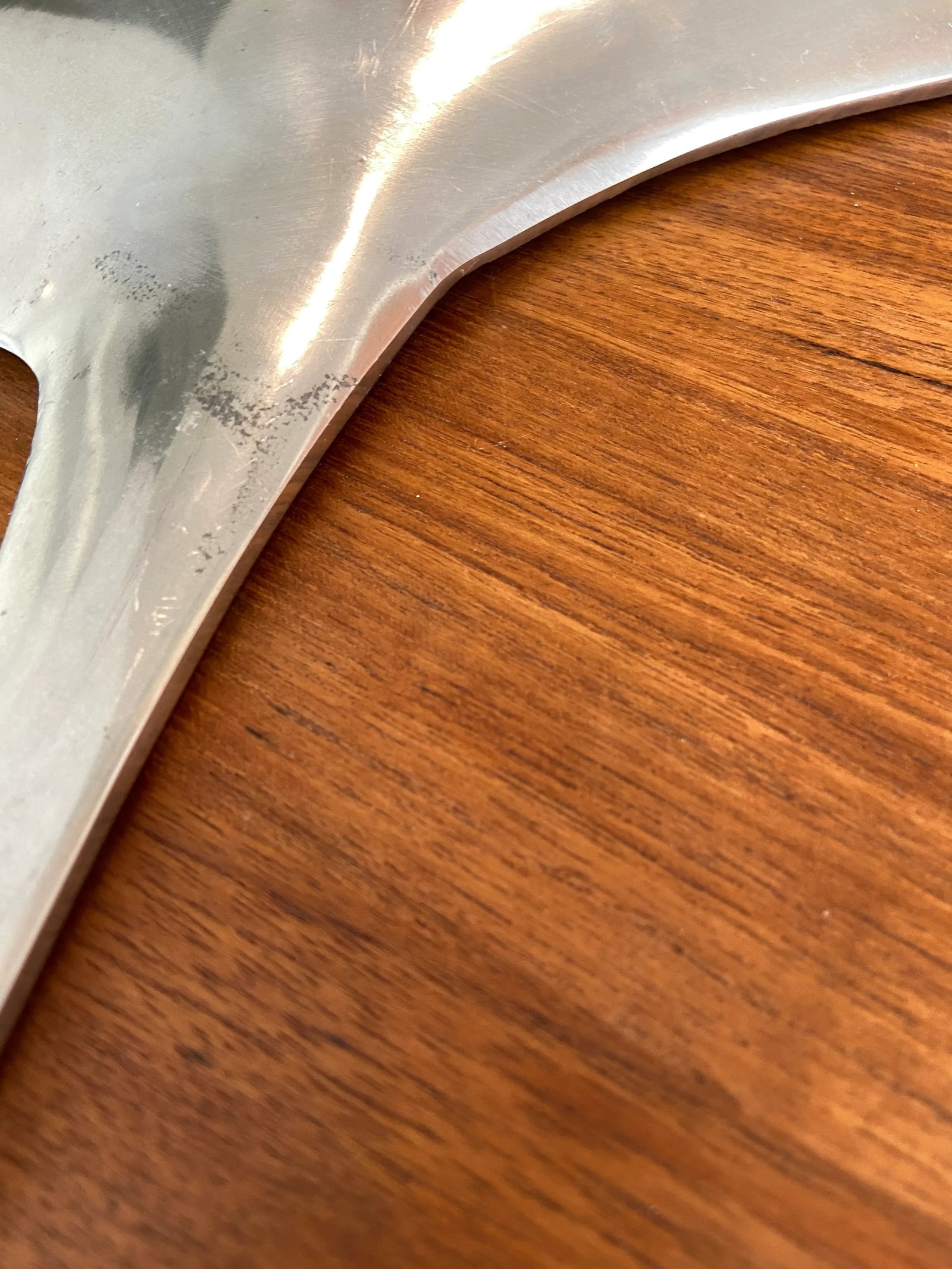 Large 1990s Ginkgo Fan Leaf Shaped Aluminum Metal Coffee Table Tray - 9
