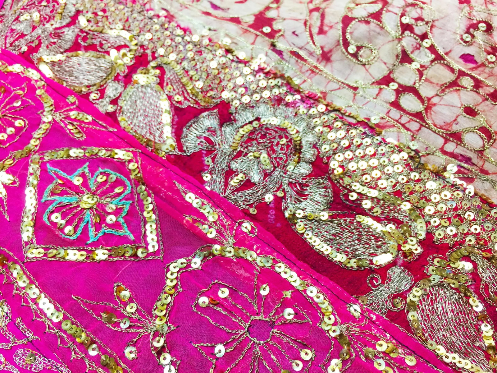 Vintage Intricate Hand Made Indian Textile Art - 2