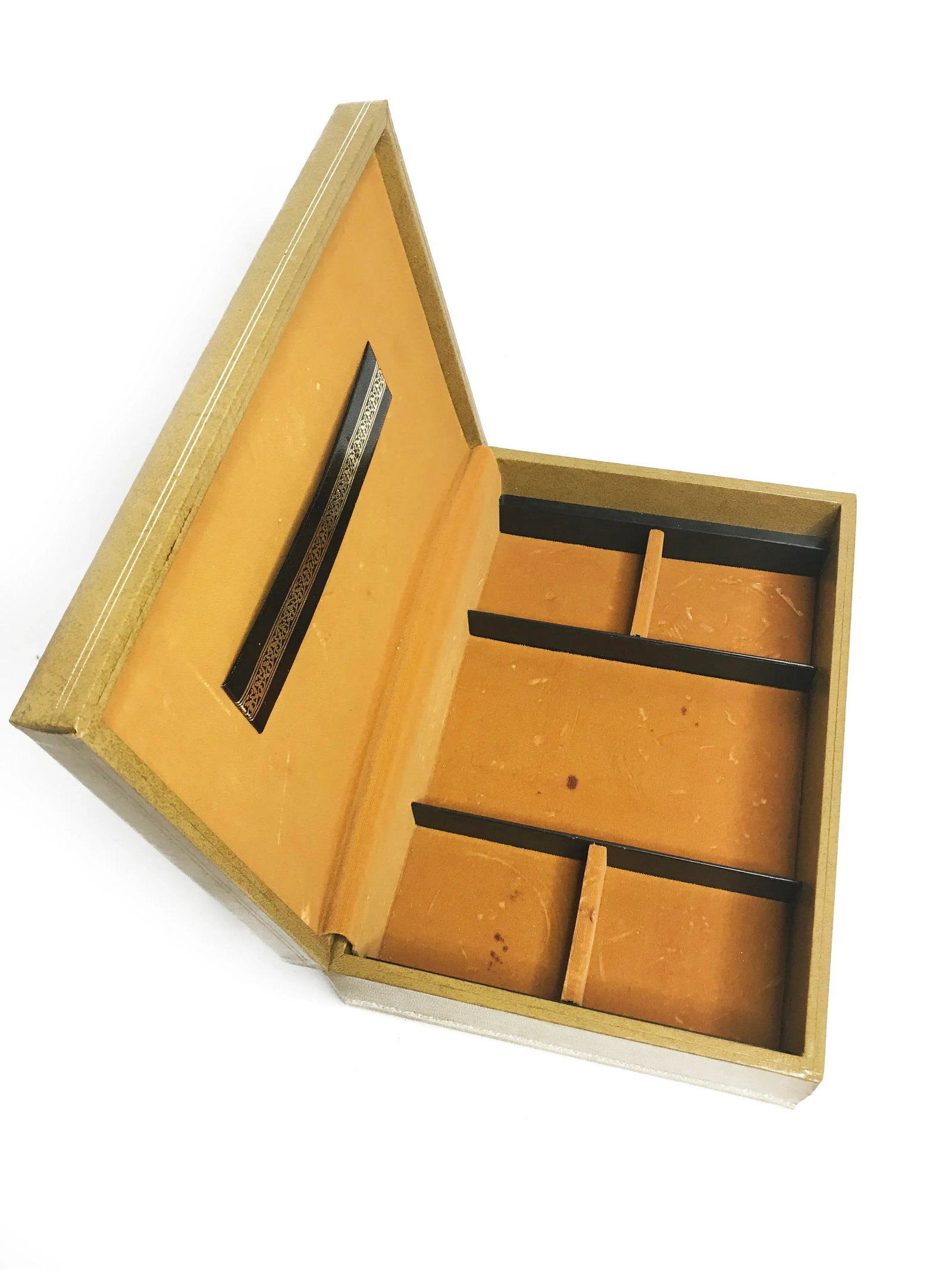 Vintage Swedish Mid Century Design Philipp Leatherette Jewelry Box - 3