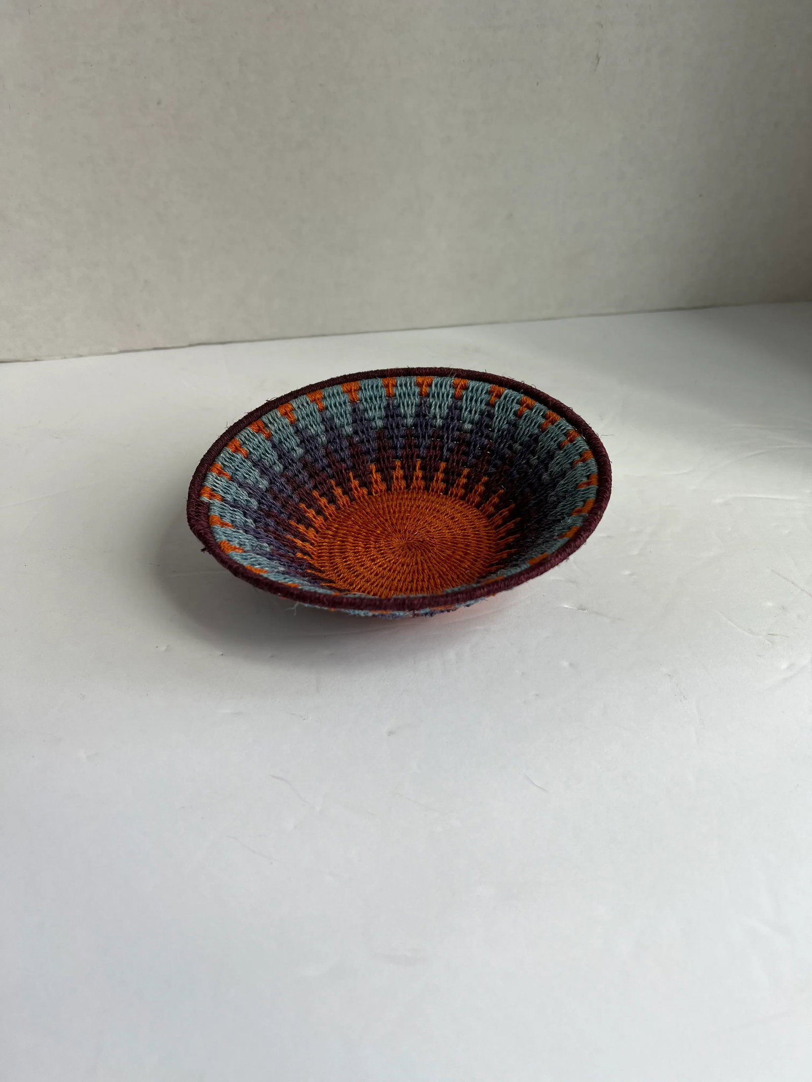 Small Colorful African Basket - 2