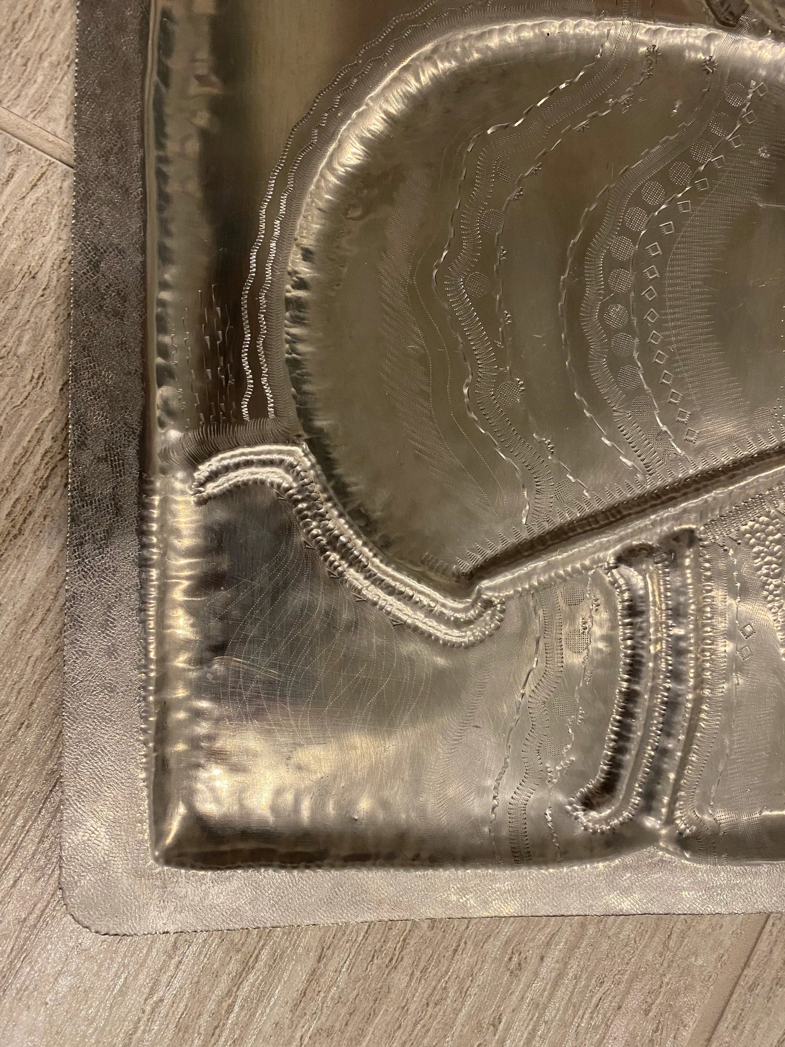 1980s Pewter Tray - 4