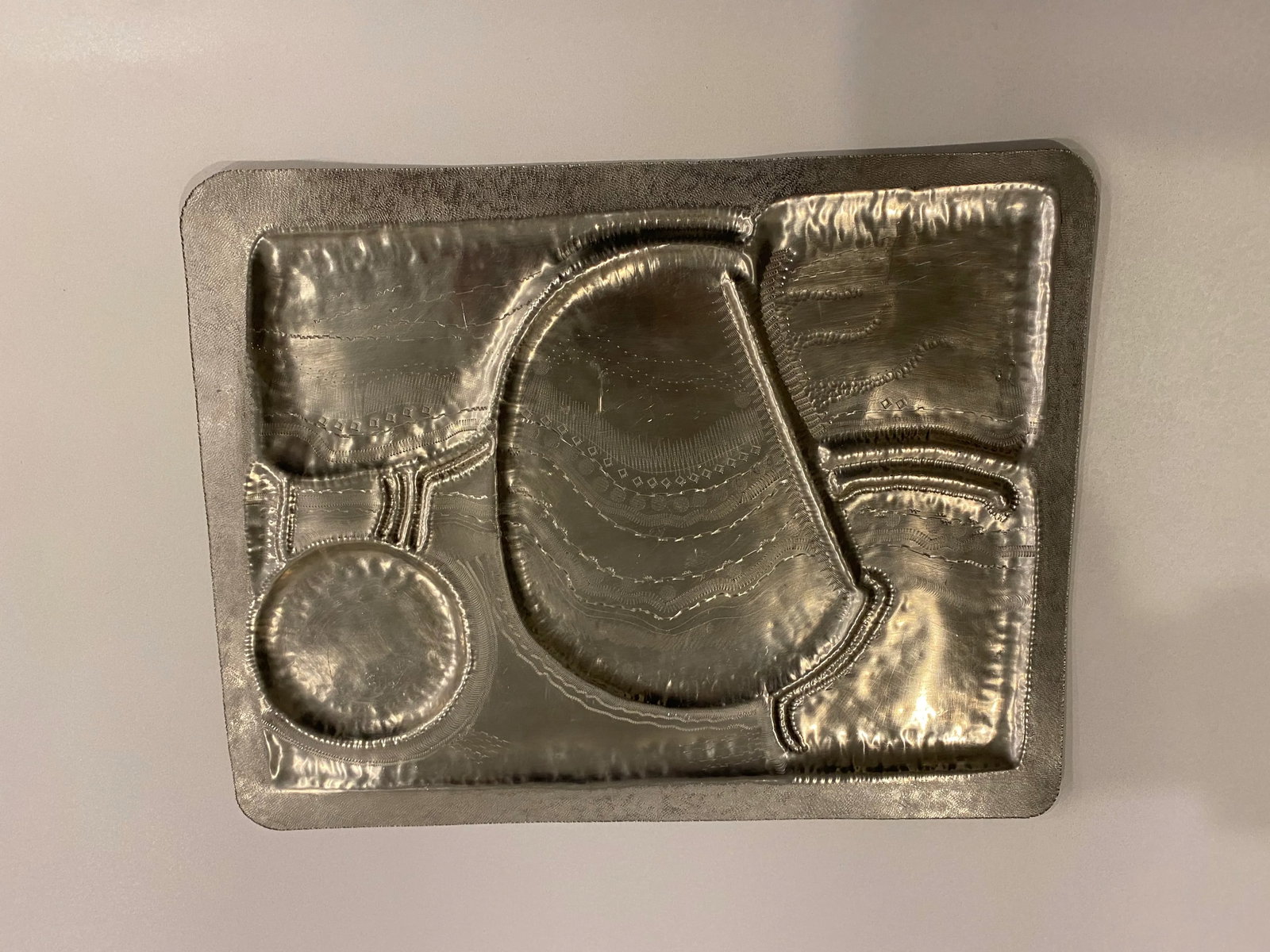 1980s Pewter Tray - 5