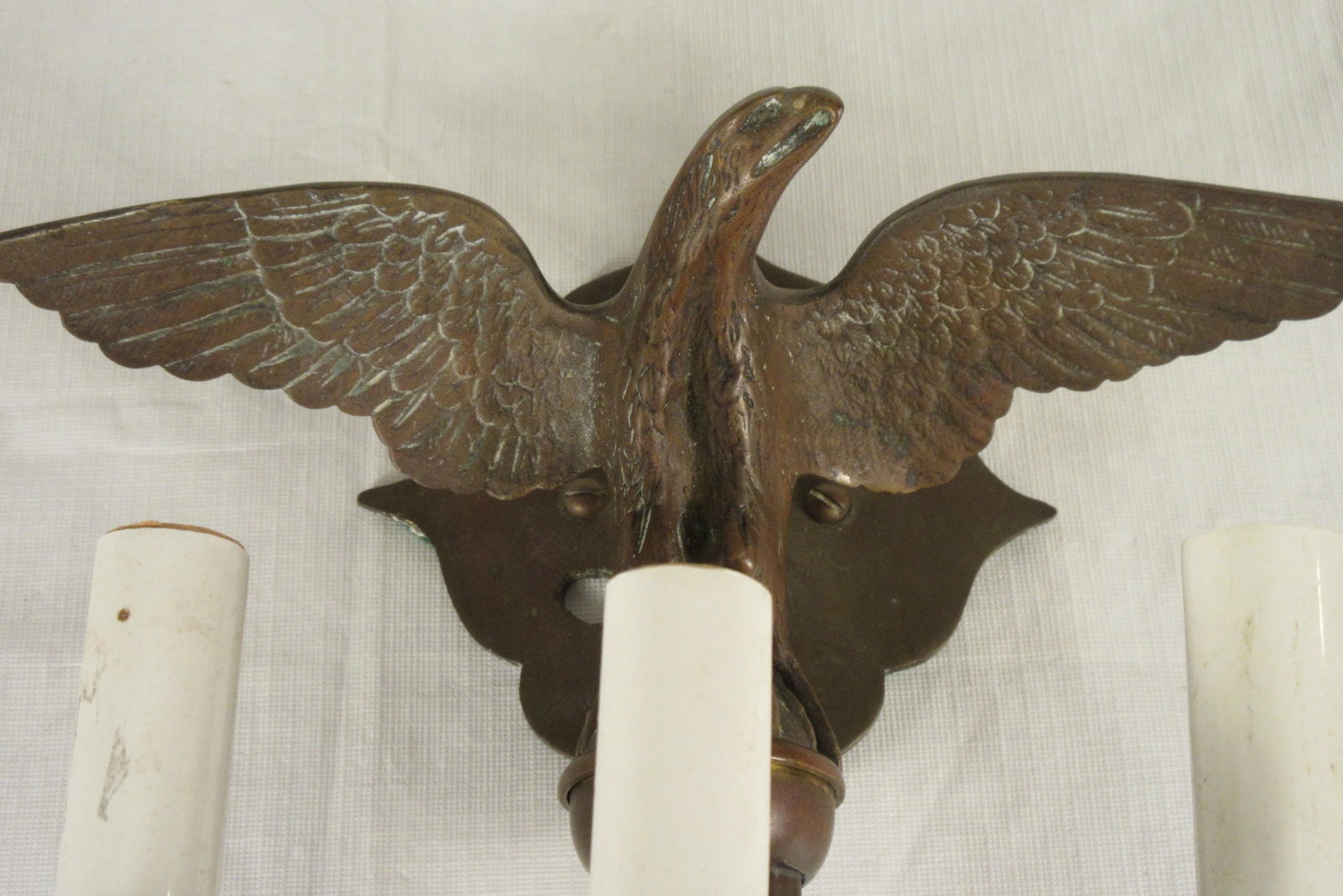 1950s Bronze Eagle Sconces - a Pair - 5
