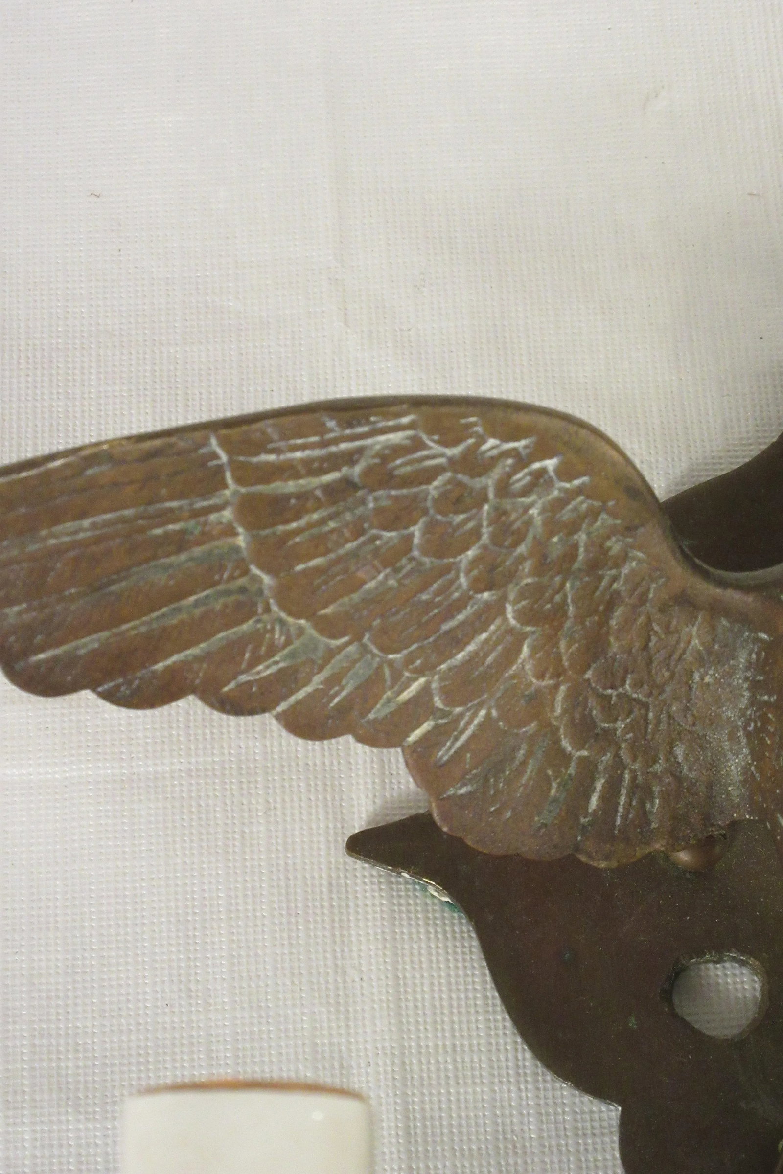 1950s Bronze Eagle Sconces - a Pair - 7
