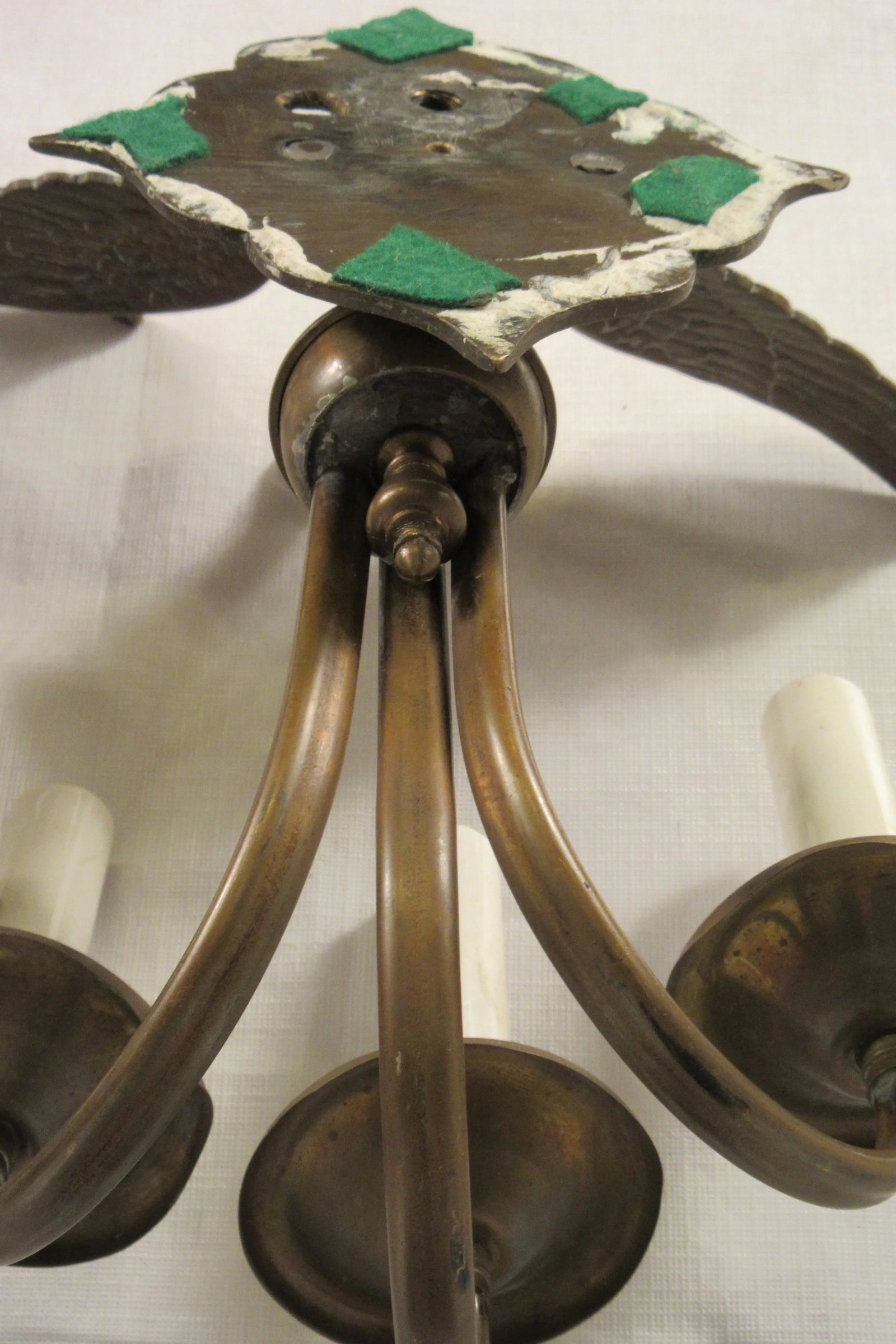 1950s Bronze Eagle Sconces - a Pair - 9